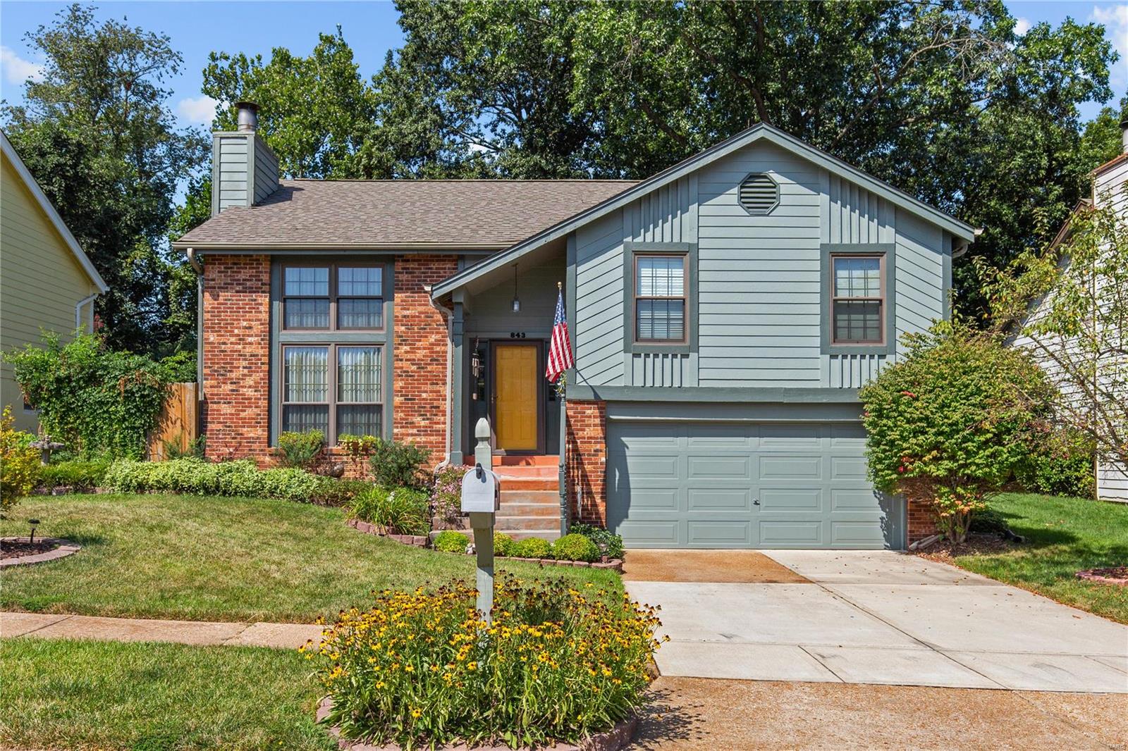 Beautiful opportunity in Parkway Schools!  Come see this beautiful home that is not your typical split level!  When you walk in the front doors, you have a foyer with the living room to your left complete with fireplace for those cozy winter days, and room to stop and take off your shoes, and hang up your jacket and keys!  Head downstairs and you'll find a large finished room with a HUGE walk in closet as well as laundry and storage space.  Head up stairs and you right to a beautiful new kitchen with granite counters.  Dining space and you can walk out to the deck overlooking the fenced in yard complete with gravel path and mature trees.  The master suite with double sinks and newer tile floor in a herringbone pattern, welcomes you first, followed by two additional bedrooms and full bath.  This home has been wonderfully maintained by it's owner fo the last 25+years!  Let's make this a home for your family and help you start making memories!