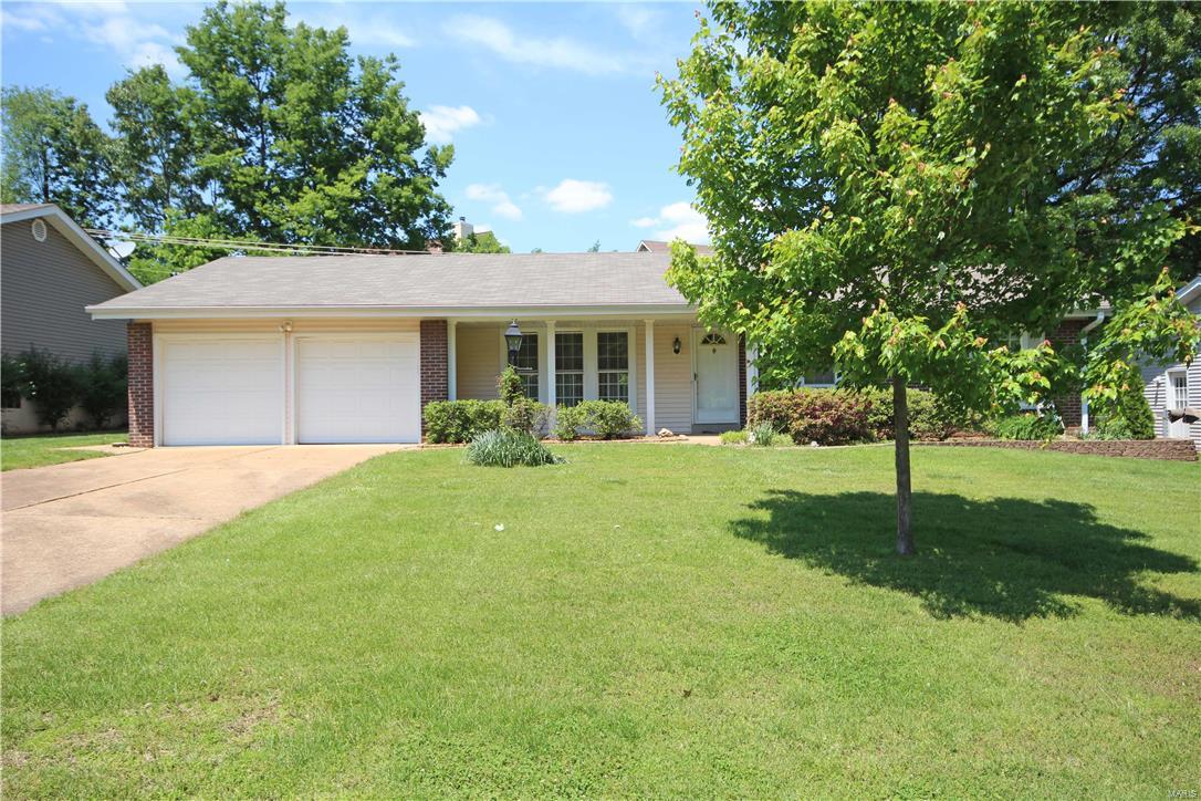 Attractive 3 bedroom 2 bath ranch with 2 car garage! Spacious living room/dining room combination! Main level family room with fireplace and walk out to delightful patio! Kitchen/breakfast room includes pantry, dishwasher, & electric stove. Master bedroom with full bath! Lower level rec room with dry bar! Newer electrical panel! One year AHS Shield Essential Home Protection Plan provided by sellers. New roof installed 12/15.  Subdivision lake and swim pool!