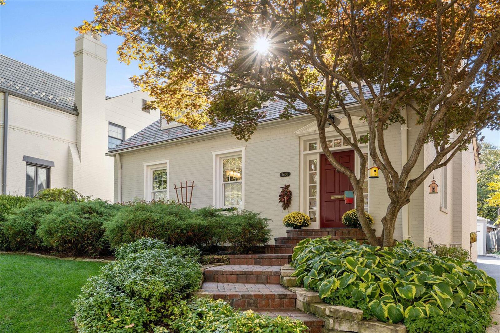 When selecting an ideal life partner, you chose someone reared with incredible attention to all details, love and care. Your home is also a life partner. Especially when it can be a forever home! PERFECTION PERSONIFIED. This storybook cottage exudes charm, happiness and possibilities. Every inch has been pampered/updated by the current owners. Living is easy with either a 1st or 2nd floor owner suite. Large living room with cascading natural light from all sides, fireplace, rear corner stairs. Oversized dining room could serve as the living room with direct access to kitchen, and cocktail porch. Custom kitchen with cozy bay dining nook which overlooks botanical worthy gardens and patios. Spacious 1st floor bedroom/den is an ideal place to relax and share quality time. 2nd floor hosts two oversized bedrooms (both full front to back of home), a full bath, wide hallway and sky terrace overlooking impeccable grounds. 2 car garage. Immaculate lower level. Walk/ride to parks, restaurants...