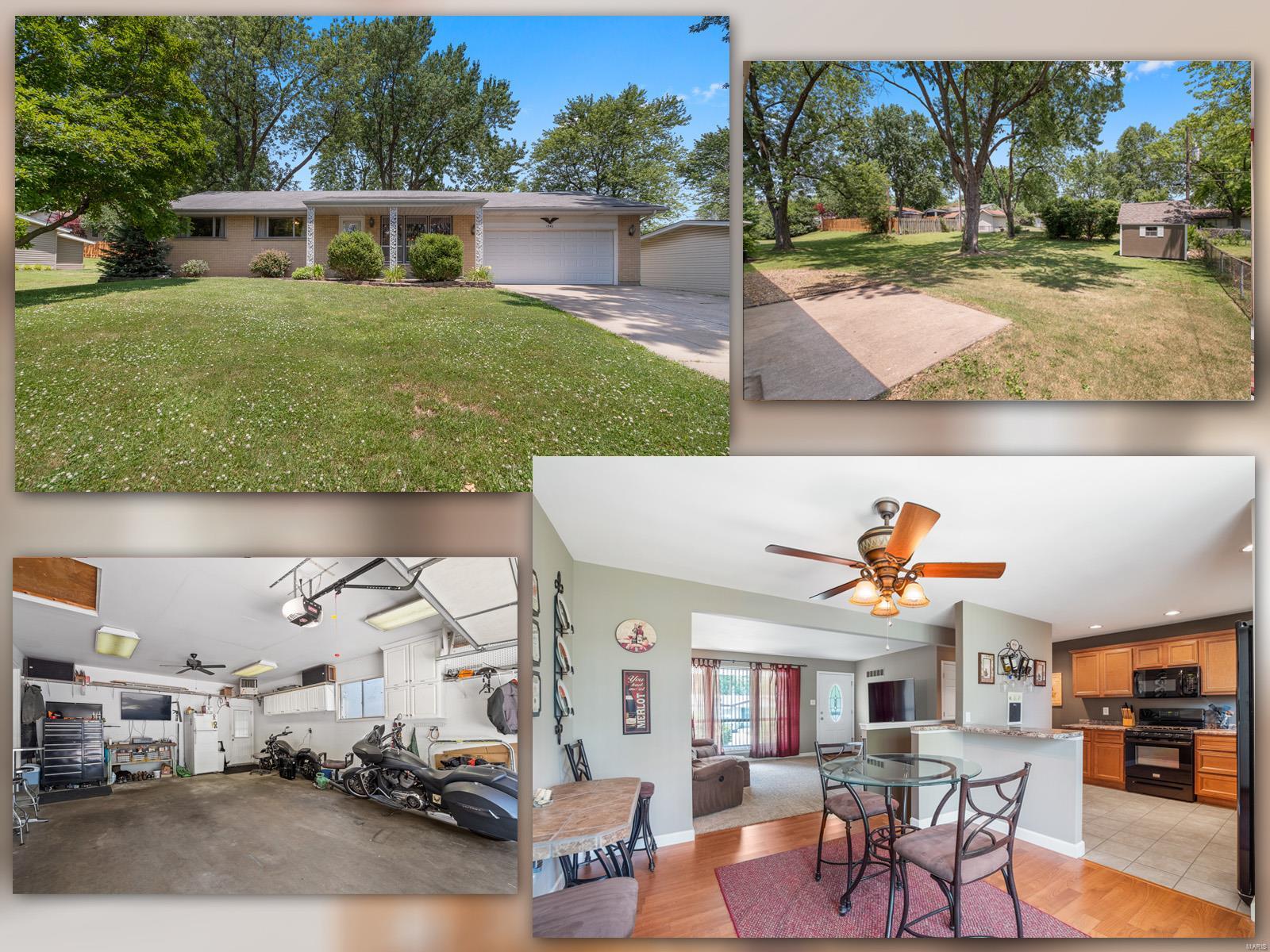 Welcome to this beautiful 3bd, 2ba ranch home featuring a ton of updates, an open floor plan, partially finished LL, oversized garage & a huge park-like level-lot. The kitchen boasts custom cabinetry w/ crown moulding, newer counter-tops, canned lighting, tile flooring & a breakfast bar. This opens up to the gorgeous dining area & spacious living room ~ both offering lots of natural sunlight. The large master has it's own private bathroom w/a new vanity, brushed nickel fixtures & tile flooring. Hall bath is totally updated as well w/ new vanity, brushed nickel fixtures, tile flooring & a tile tub surround. The partially finished LL has 2 huge rooms & lots of space in the laundry area which is lined w/ cabinets. The huge oversized garage can easily fit vehicles & toys, includes cabinets, shelving & a massive / sturdy overhead area for extra storage. Out back you will enjoy the oversized patio, privacy & huge lot ~ Storage shed included. In a great location and awesome school district!