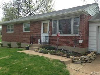 All brick home in the Lindbergh School District for under 150,000. This comfortable home has beautiful hardwood flooring in the living room, hall and all three bedrooms. The living room leads to the eat-in kitchen which looks out into the large fenced backyard. A full bath in the hallway rounds out the main level. The finished area of the lower level includes a three quarter bath and provides plenty of space for entertaining. The laundry and storage areas are also located in the lower level. A covered patio and one car garage complete this home.Home is being sold in it's present and current condition. Seller to do no repairs or pay for any inspections.