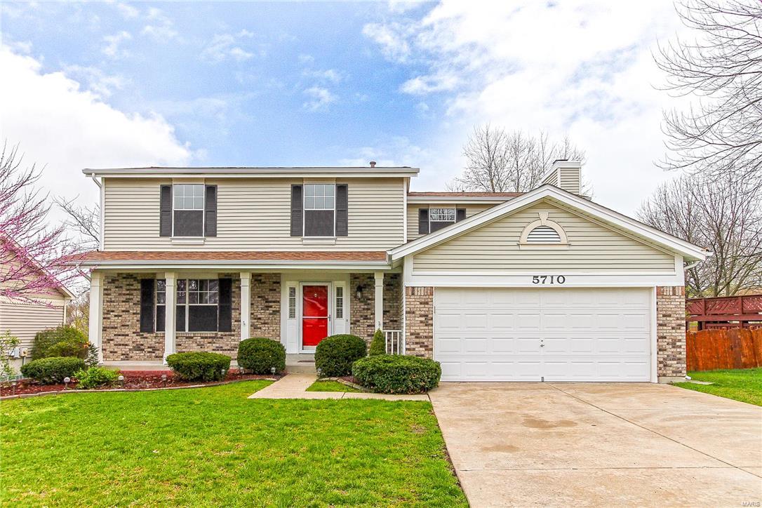This lovely 2 story has been nicely remodeled and is move in ready! Beautiful laminate wood flooring & new carpet installed in 2015.  Kitchen remodel including granite counter tops & stainless steel appliances also completed in 2015. The backyard is a dream with pond views, a 6 ft wood fence, gas line for a grill and an AMAZING screened in porch you will fall in love with! The cozy family rm has a gas fireplace w/remote control & thermostat. Energy efficient features such as solar screens & attic insulation were added in 2016. Other updates include fresh paint, updated light fixtures including ceiling fans, remodeled bathrooms w/updated fixtures, master suite closet organizer, a storm door and upgrades to the irrigation system. The walk-out basement is unfinished but has been waterproofed with drylok walls & epoxy floors.  Newer sump pump added in 2016. A fantastic home in a desirable subdivision.  Enjoy morning coffee on the screened in porch or a quiet walk to the nearby pond.