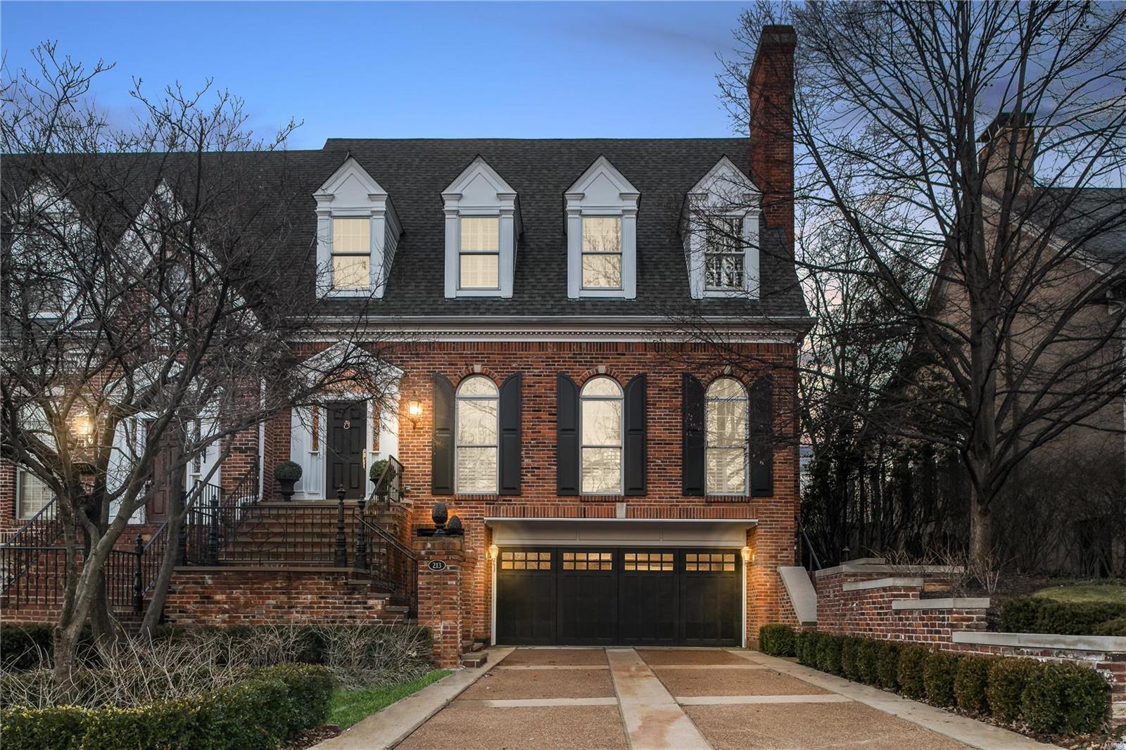 A magnificent 2017 renovation transformed this Old Town Clayton Townhome. Offering over 3000 SF of luxury living, in a stylish alternative to high-rise condo living and will all the amazing benefits Old Town has to offer. Maintenance free and cutting-edge, over $3,000,000 has been invested in this elegant property. Featuring 2-story foyer, detailed millwork and a showcase kitchen. The owner's suite is on Main Level, with spacious organized closet, spa-inspired bath with heated flooring, and patio access. The in-home elevator serves main and lower level. The very best in outdoor living is articulated with a heated stamped concrete covered patio, extravagant gas fireplace and  suspended heaters for year round use. There is also a built-in gas grill for entertaining and and green egg. 2 upper level full suites. Lower level enjoys a private entrance, with a welcoming foyer, custom wine cellar, flex-living space, full bath and laundry.  A 3-car garage and fenced yard complete the property. Additional Rooms: Wine Cellar
