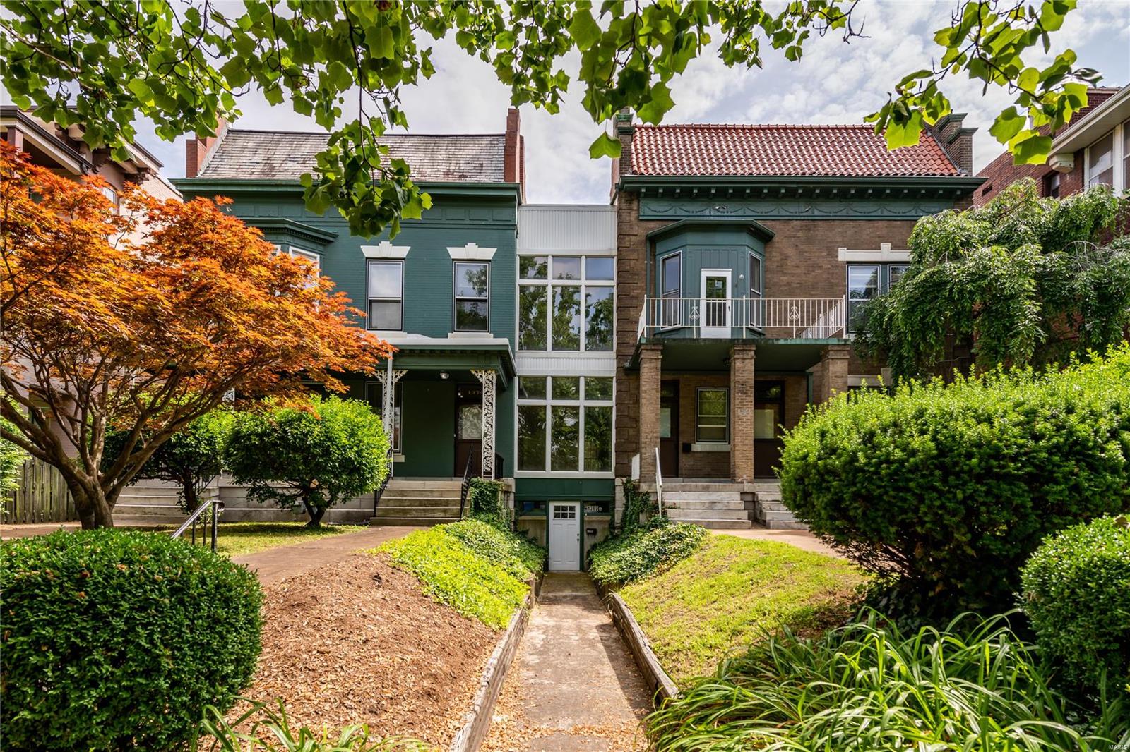 Located in the heart of the CWE is this incredible investment opportunity- two buildings that are joined totaling 4 massive rental apartments. One building is 4,244 sq feet and the other 5,015 sq feet.  3-4 bedroom units each with 2-3 baths. Rents have been $1,800-$2,400/mo. Tenants pay 95% of utilities including sewer, trash and water. Ample parking for 16 cars on surface lot in rear of property. Laundry room with newer owned machines included for extra income. Covered storage outside and more storage inside. Ideally located blocks from Washington University Medical School, College of Pharmacy, BJC, and St Louis University. Forest Park is 4 blocks away. Well located for the fine shopping, dining and diversity of the super-desirable Central West End.  This also could be a great opportunity to turn the 4 units into luxury condos.