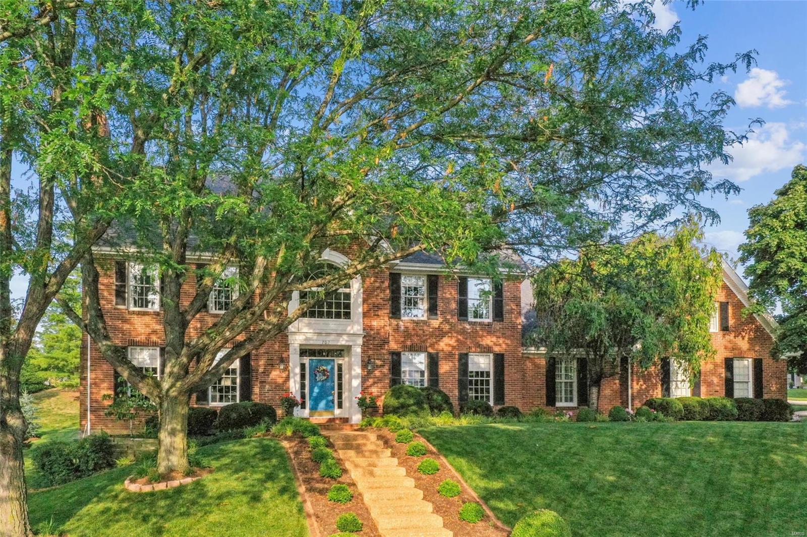 Luxury awaits in this stunning Waterford home! The grand foyer welcomes you into an elevated center-hall executive home. Stately living room w/French doors & transom window invites guests into the family room w/ stone fireplace, sprawling bay window, & butler’s pantry. Kitchen is a chef’s delight w/ Jenn-Air gas range, full-depth refrigerator, huge island, & granite countertops! Sunroom w/ vaulted ceiling & patio access. Exec office & laundry room complete the first floor. Upper-level features 3 spacious bedrooms and updated hall bath with dual vanity & skylight. Unwind in your private owner’s retreat with luxurious ensuite that boasts 66-inch roman tub, dual shower heads, & adult-height dual vanities. Lower-level showcases approx. 1800 SQFT of living space including full bath, large rec space,and kitchenette. Patio & gorgeous landscaped yard. Corner lot on cul-de-sac & 3-car garage! Now offered with a $25k price improvement.
