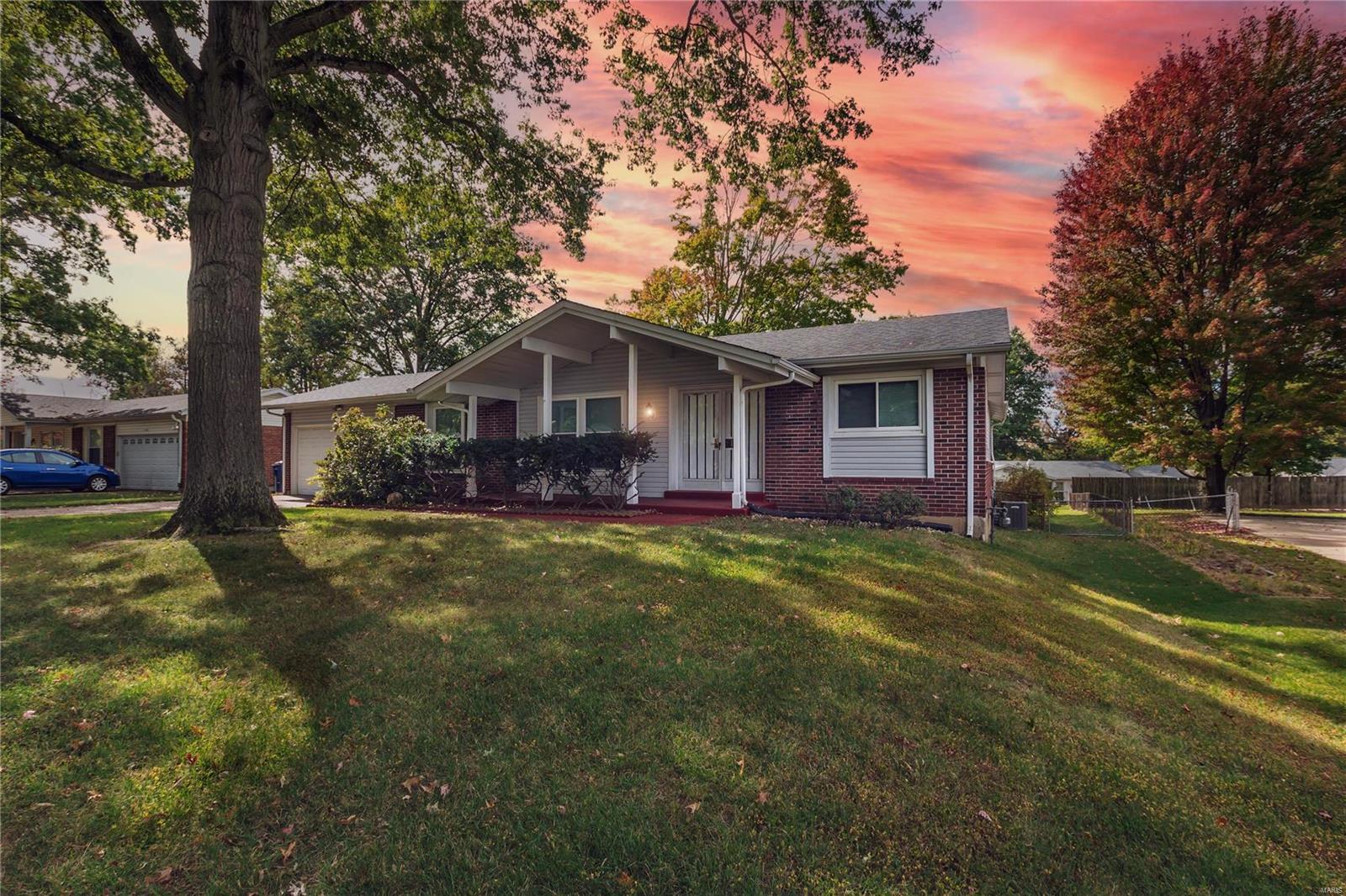 $3,000-$5,000 Gateway Assistance Program for Buyers - Nice Large 4 bed ranch home in a quiet neighborhood priced so you can add your own personal touches. Well maintained by current family since 1979 with solid main systems. Enter from expansive covered porch into foyer that flows into 16x12 Living Room & adjoining 12x9 Dining area. Lots of windows for natural lighting. Kitchen has triple window view out back, double oven, solid surface countertops, stainless dishwasher, & new flooring. 15x12 Family room has hardwood floors, custom built-ins twin window, door leading to 13x12 deck & brick w/b fireplace. Primary bedroom is 21x14 with walk in closet & 3/4 bath. (Roof est 2012, AC 2020, Furnace 2009, HWH '04, lots of newer windows, Main 200 amp panel & other electrical 2023). Walk out lower level is dry with abundance of lighting plus built in storage shelving. Slider leads to patio, deck, & level fenced yard. O/S 2 car garage. Close to shopping, interstates, golf course, parks, etc.
