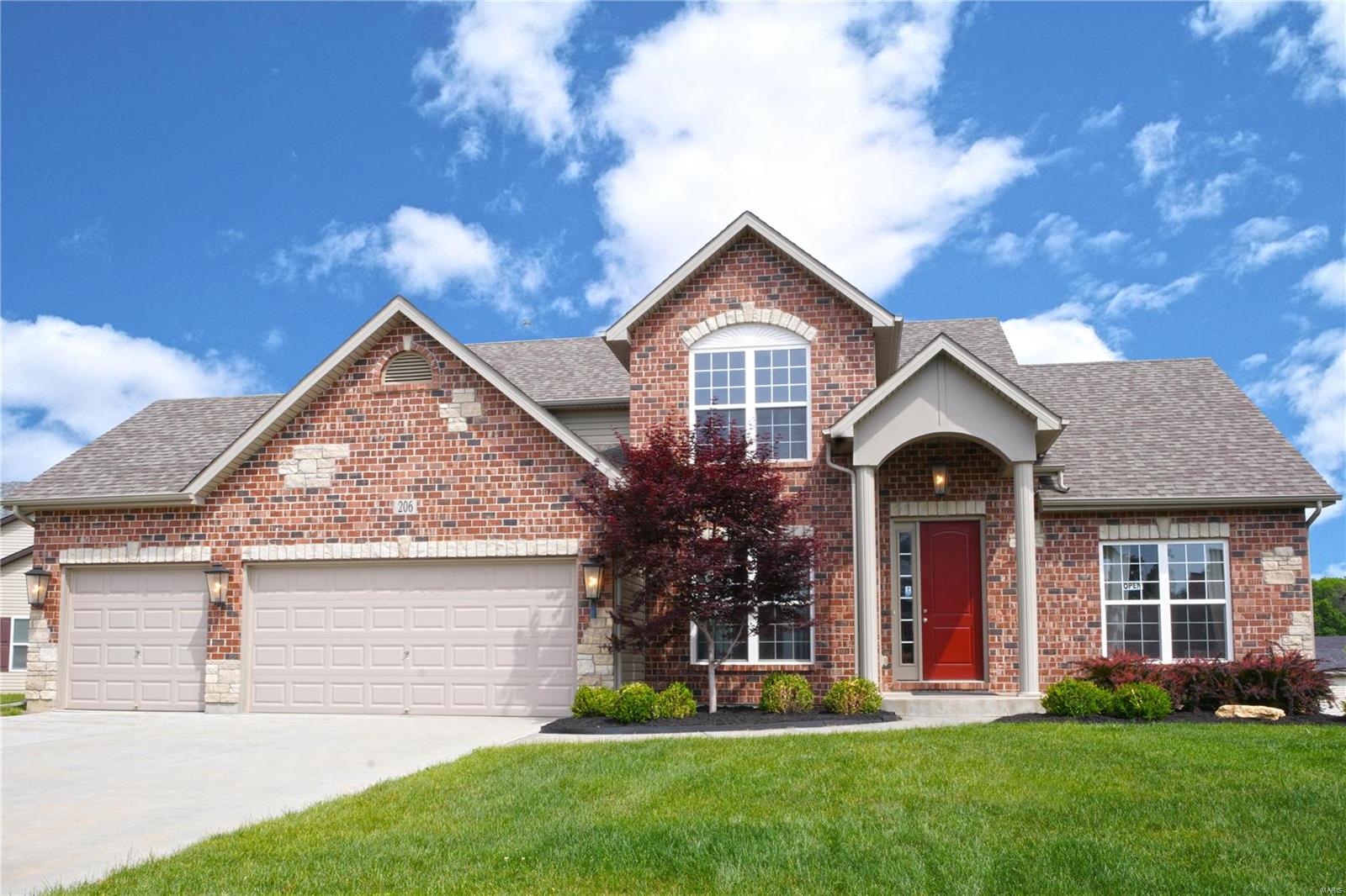 Display homes for sale!! 
 1.5 story, 4 beds and loft, walk-out, 3 car garage, maint. free deck, finished lower level, irrigation system.

Don't miss out on this great deal...... upgraded exterior with lots of brick and stone, home features 2 story tall great room with loft, lots of wrought iron spindles, upgraded flooring (engineered hardwood & tile), granite kitchen counters, coffered mst. bedroom ceiling, breakfast room bay, 9ft ceilings on first floor, luxury mst. bathroom, and a finished lower level with bedroom, full bath, & family room, landscaping, upgraded light fixtures,