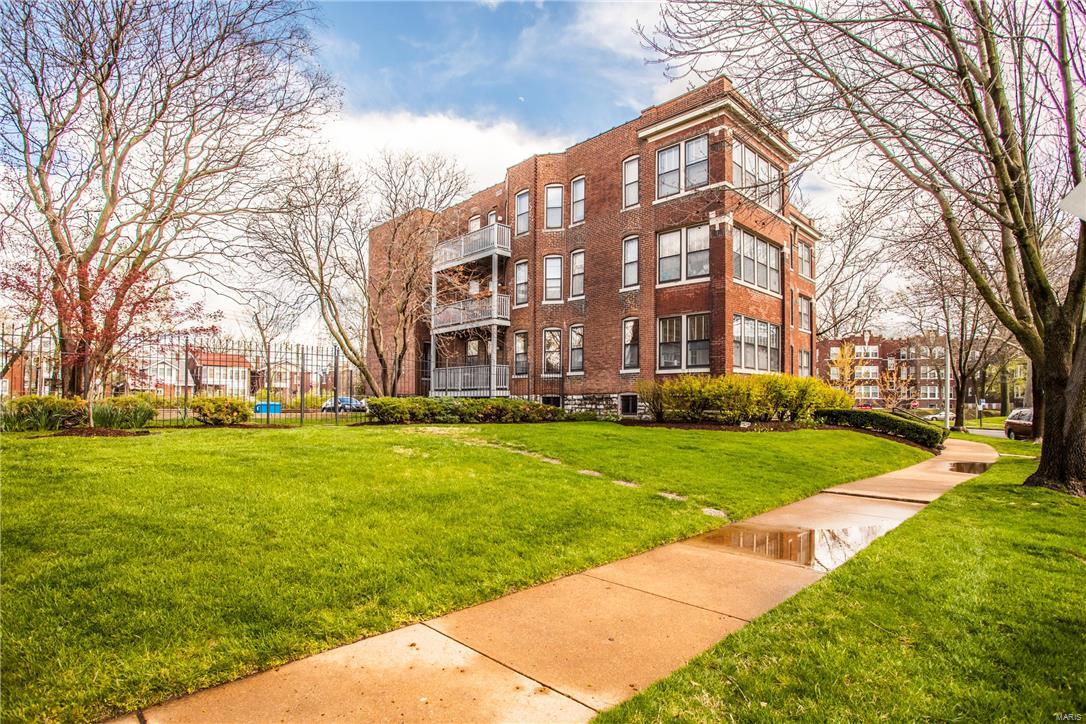 Looking for a wonderfully affordable, spacious CWE condo?  Step through the front door of this first floor unit into a large welcoming entry.  Nearby, the living room features a fireplace w/marble surround, crown molding and built in bookcase.  The  adjoining sunroom makes an ideal office with two additional built in bookcases and ceiling fan.  The open floor plan allows for cooking and entertaining without missing out on the fun as kitchen flows into dining and living room areas.  Bedrooms have large closets, perfect for fashionistas.  Both full baths have been updated and the unit has been freshly painted in neutral colors.  Deck off of dining room and kitchen was refurbished in 2015, furnace replaced '11, water heater in '13 and in-unit washer/dryer '12.  Numerous tilt in windows make cleaning easy & makes the condo light and bright.  Close to Metrolink stations, Wash. U., Forest Park, The Loop and Med. school bus line (in front of unit).  Would be deal for sharing with a roommate. Additional Rooms: Sun Room Location: City, End Unit, Ground Level
