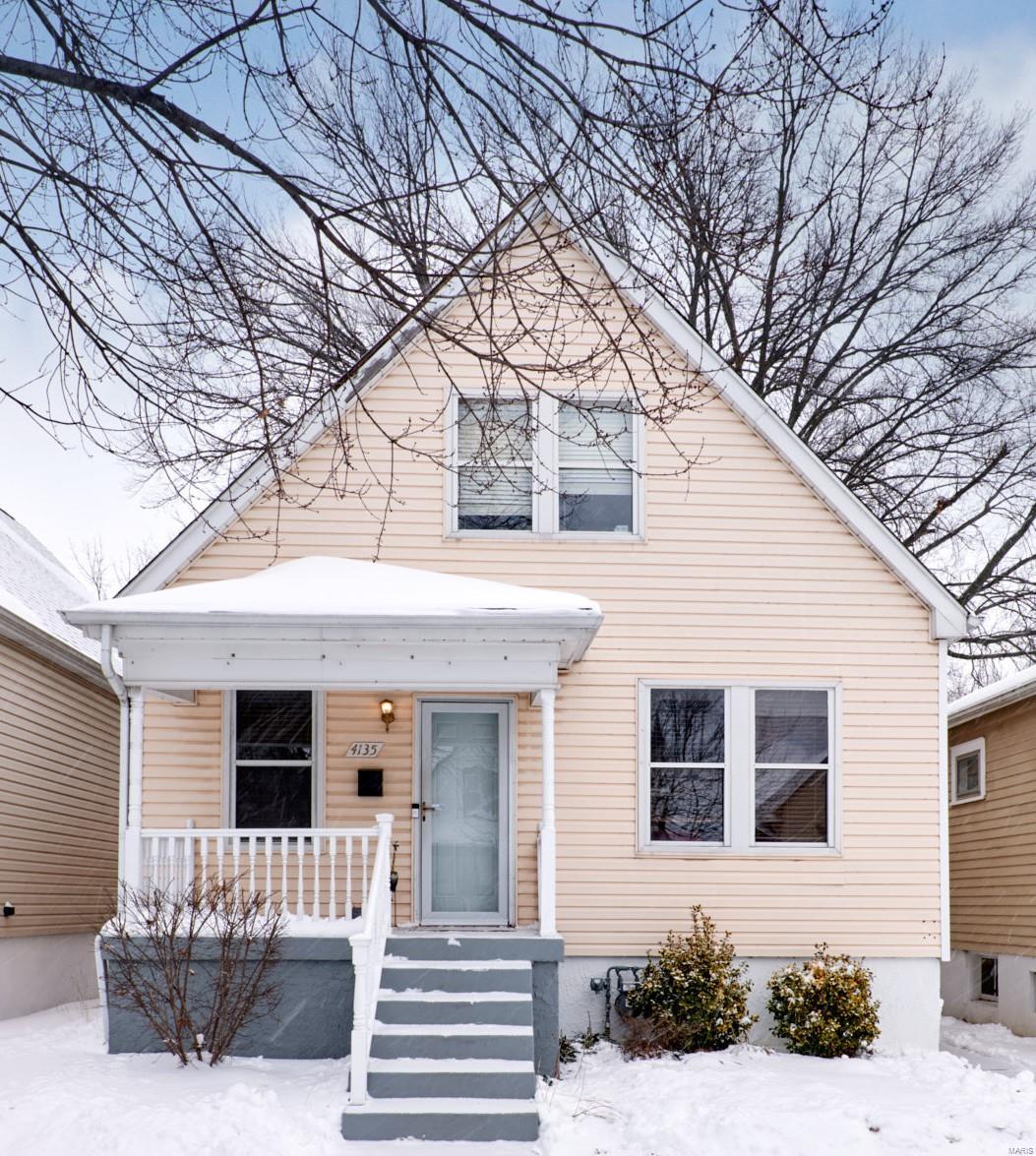 Darling 1.5 story move-in ready house just outside Holly Hills & close to Carondelet Park. Brand new 3/4" HW floors, fresh paint & updated lighting thru-out main floor including living room (w/ceiling fan) & separate DR. White cabinets give the kitchen a fresh, clean feel & center island features bar seating & additional storage. Don't miss the stainless dishwasher & gas range, new faucet w/pull-down sprayer & plenty of counter space. Spacious & updated full bath features original claw foot tub w/unique copper penny surround. Main floor bedroom & sun-room w/skylight & new water-resistant flooring finish the main floor. Walk out the sun-room thru Atrium door to brand new deck w/stairs to level back yard w/brick patio & partial wood privacy fence. Huge loft master bedroom w/lots of natural light from windows & skylight, exposed stone chimney & gorgeous wood beams. ALL NEW PLUMBING, INCLUDING SEWER LINE; brand new front door & 2-car parking pad via alley access! Washer/dryer/frig ALL stay Additional Rooms: Sun Room