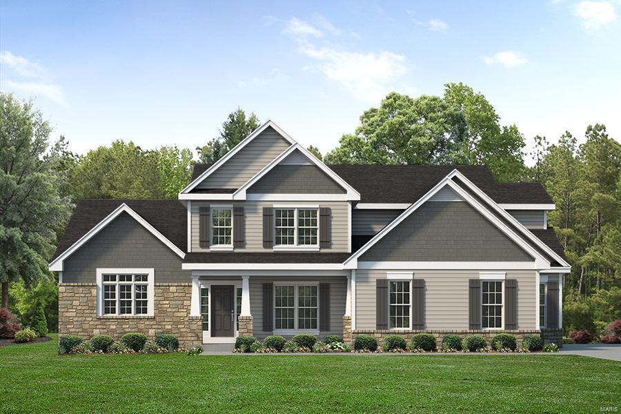 Now under construction on lot 1 Bur Oaks.  Muirfield Story and a half home with luxury standard features. The home has four bedrooms and three and half baths making it the perfect large family home that includes a separate dining room and a breakfast and hearth room where families can gather and make memories.  Side entry garage, james hardie siding, masonry wainscot on all four sides.