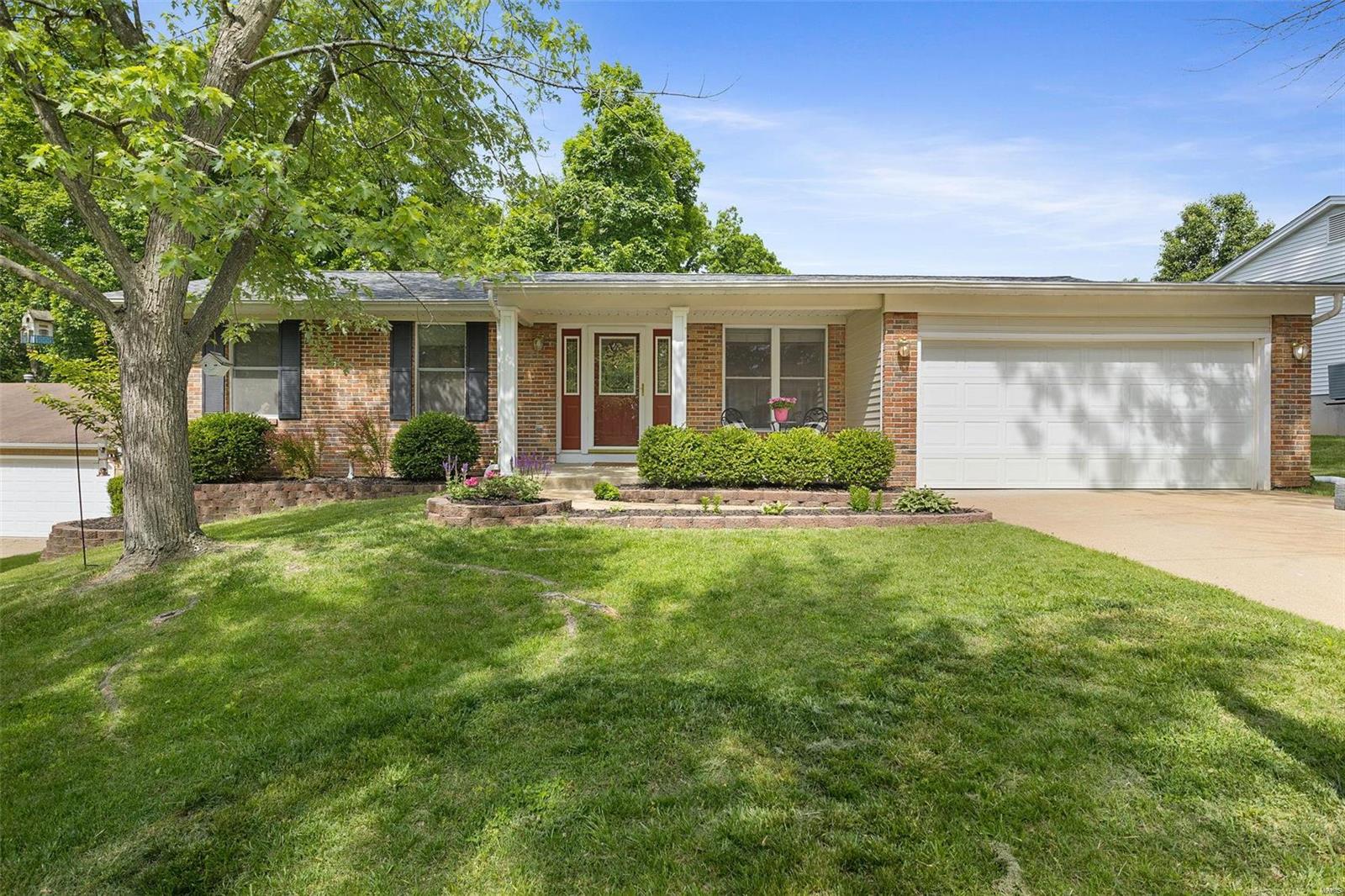 Open House Cancelled, contract. Stunning, immaculately maintained 3 bedroom, 3 bath ranch home! Meticulous landscaping. You enter the open great room boasting gleaming hardwood floors, woodburning fireplace, crown molding, can lighting, built in surround sound speakers & atrium doors that walk out to a large maintenance free deck. Kitchen features an abundance of cabinets, stainless steel appliances, can lighting, crown molding which is adjacent to a beautiful breakfast area w/a sliding door walking out to a patio. Oversized master bedroom suite w/lots of window w/natural light, large master bath, w/makeup area, linden closet & walk in closet. Additional bedroom & hall bath finish out the main level. Mostly finished, walk out lower level features a large family/rec room, an additional large bedroom w/a full bathroom & plenty of space for storage. 2 car garage. Large backyard w/a 3 yr old, 6' privacy fence & shed for all your lawn equip/tools. New dishwasher, microwave 2022, Roof 2017.