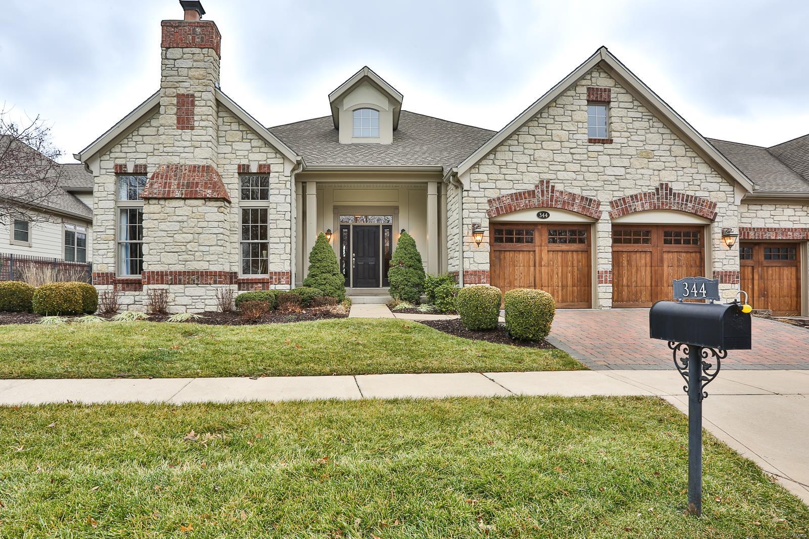 4Bed/3.5Bath Ranch style Villa shows an amazing amount of beauty w/an awe inspiring view of the Meadowbrook Country Club Golf Course. Fabulous open floor plan offers plenty of room for entertaining. Gorgeous interior reveals double crown molding, trey ceilings, 7 in. baseboards & marble like pillars. Spectacular Great Room boasts 12' ceiling w/lighted ceiling fan, built in bookshelves, marble gas fireplace & bay window. Stunning Kitchen exhibits granite counter tops, custom cabinets w/crown, under cabinet lighting, stone tile back splash, island & Breakfast Bar. Appliances include stainless steel built-in double oven, matching refrigerator & dishwasher along w/a gas cook top. Master Bedroom Suite features French doors, tray ceiling, lighted ceiling fan & bay window. Private Master Bath displays French doors, vanity w/double sink, soaking tub, shower, private commode area & huge walk-in closet. Lower Level unveils a Rec Room, two Bedrooms, Full Bath, Workshop w/utility sink & workbench Additional Rooms: Workshop/Hobby Area Location: Other, Suburban