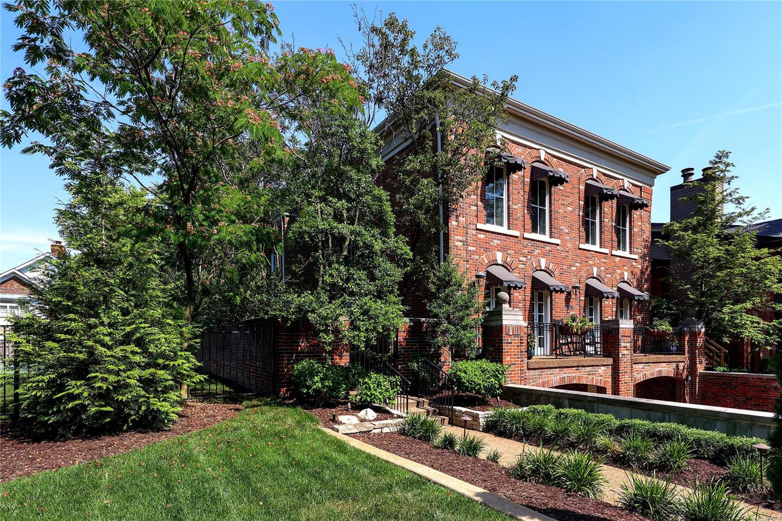 Rare opportunity to purchase a once in a lifetime home poised at the edge of downtown Clayton.  4 Bedrooms, 5 Baths, 5,000+ sqft of luxury living space.  Immediate access to restaurants and boutiques. Two story Foyer with balcony and elegant finishes & elevator servicing all 3 levels. Formal Dining Room opens to light filled Foyer & Butler Pantry.  Living Room offers gas fireplace w marble surround and full length terrace. Open floor plan of Kitchen, Breakfast Room and Hearth Room all access the stunning rear brick terrace and pool area.  Chef's Eat-in Kitchen includes SubZero & Viking appliances, center island and 10ft ceiling with exposed beams. En Suite Master Bedroom is located on the Upper Level with two additional en suite Bedrooms and 2nd floor Laundry Room.  Lower Level hosts newly added Bedroom, full Bath and Mud Room. 2-car garage, electric charging station, irrigation and security system.