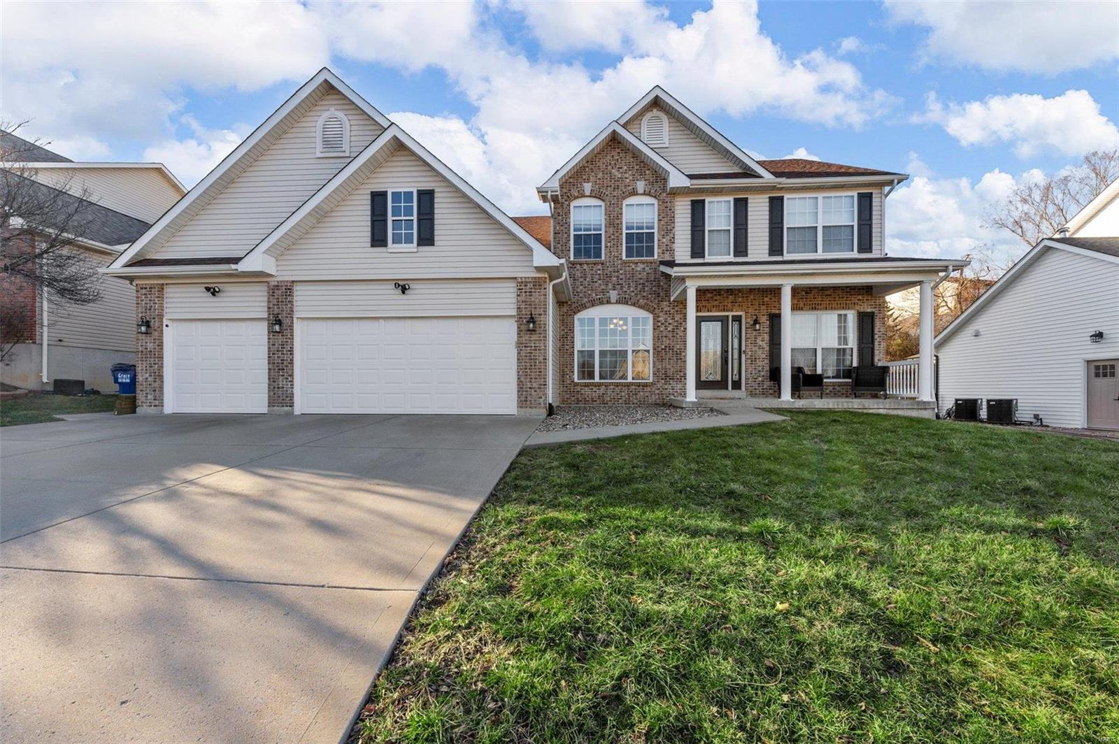 Experience over 4,800 square feet of living space in your new dream home! This house has been updated extensively, making it feel just like new. Here are some of the highlights since the current owners took possession: *Interior* New luxury LVP flooring in Kitchen, laundry & powder room -Sliding glass door off primary suite -New carpet installed throughout the upper level & staircases -Freshly painted interior, including doors, railings, & cabinets, along w/ new cabinet hardware, & spindles  -Tile installed in 3 bathrooms -Lower-level theater room featuring 4th full bathroom, workout area, bar, & gaming area -New tankless water heater. *Exterior*16x47 Aggregate Patio -Stone Fireplace -24x16 Composite Deck off primary suite -New driveway 2016 -New roof, gutters, & downspouts 2021 -1 of 2 HVAC units replaced 2023 -Subpanel added to patio for future pool or hot tub -Ladder to above garage storage. Enjoy comfort & style! Virtual tour- link https://discover.matterport.com/space/cDanQPpFShV Additional Rooms: Mud Room