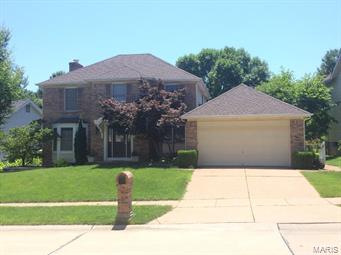 This Beautiful 4 bedroom / 3.5 bath home in sought after Remington Oaks Subdivision with open floor plan won't last long! Main floor family room with attractive wood floors and brick fireplace, is accented by a bay window. Living room features yet another bay window and crown molding. The lovely dining room also boasts crown molding. The kitchen and breakfast room have newer appliances, updated countertops, and ceramic tile flooring, with a walkout to dual oversized patios and a large landscaped, fenced yard. Master bedroom is accented with a coffered ceiling, walk-in closet, and a newly remodeled private bath with bay window. Substantially finished lower level was recently remodeled, and includes a wet bar with custom cabinetry with a full bath. The amenities include access to club house, pools, tennis courts, and workout areas. Owners are including a home protection plan, & can accommodate a quick closing, to get you into the AAA Rockwood school district! NO SHOWINGS TILL JULY 22!!!