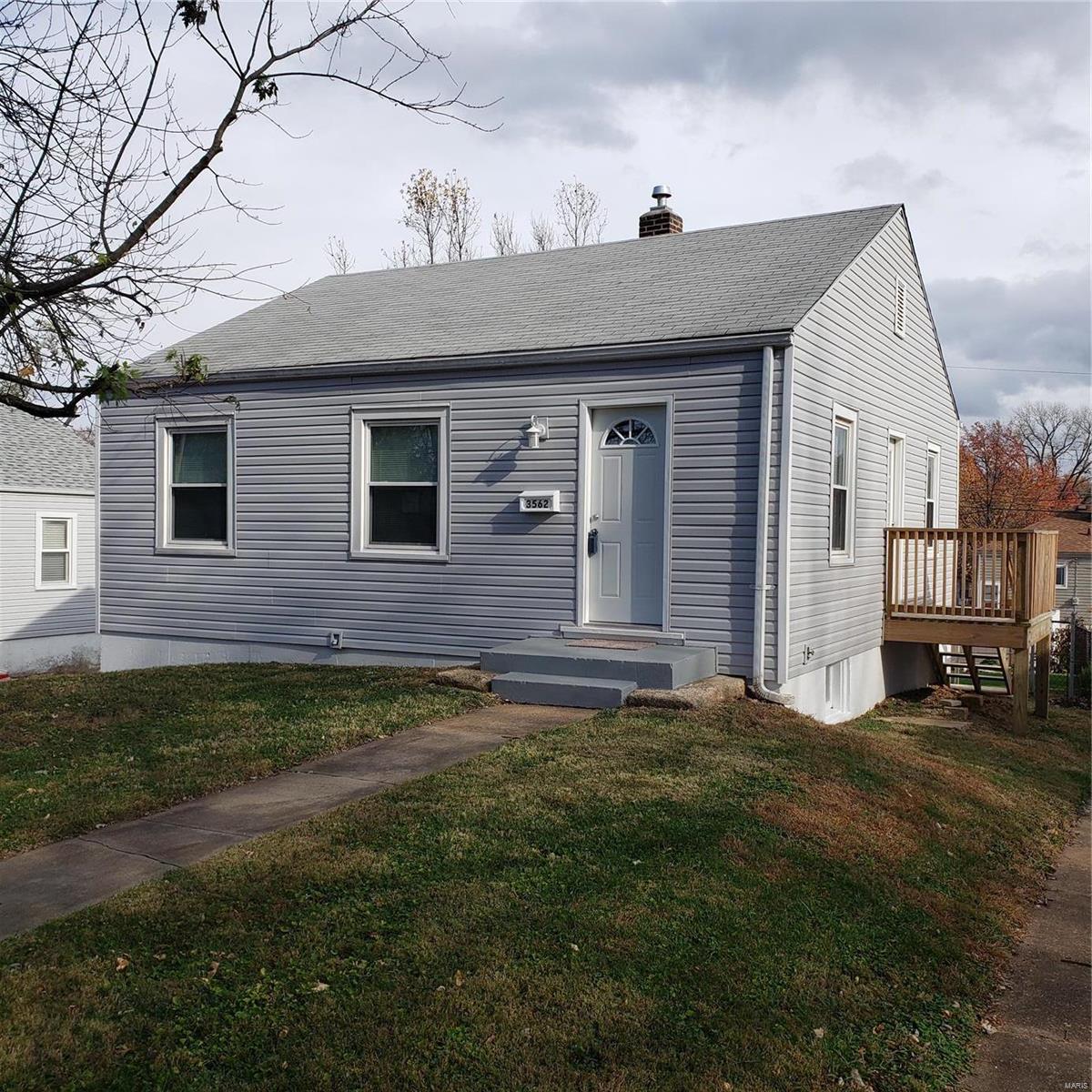 Great starter home, it's clean and shows well. Fresh paint and new carpet throughout and laminate in kitchen . New 6 panel doors. Had new siding in 2019 and small deck. Full walk-out basement that's partially finished with walls studded out that is ready for your finish.  Storage shed in yard that's partially fenced. Home is in move-in condition, seller may help with closing cost.