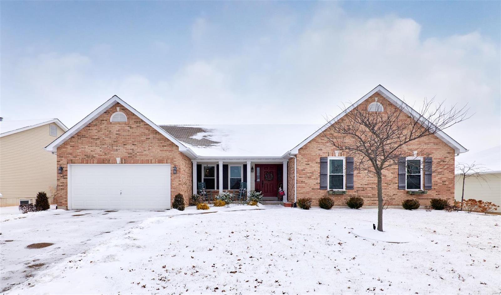 This is the one everyone has been waiting for... a BEAUTIFUL ranch home in the highly sought after Villages of Dardenne! Gleaming wood floors throughout the main level, vaulted ceilings and that open floor plan everyone dreams of. Kitchen is freshly updated with 42" cabinets, granite counters and center island. Eat in kitchen plus separate dining. Mudroom off garage that could easily be reverted back to main floor laundry. Mstr suite with separate shower and large whirlpool style tub, walk in closet and a bonus IKEA style closet (negotiable). Full basement has soft finishes and rough-in for bathroom. Off the kitchen is the Mrs. favorite spot... the enclosed sunroom, complete with TV hook up. Lg level fenced backyard with professional landscaping and small utility shed for extra storage. I promise you this one won't last, so act quick! Additional Rooms: Mud Room, Sun Room