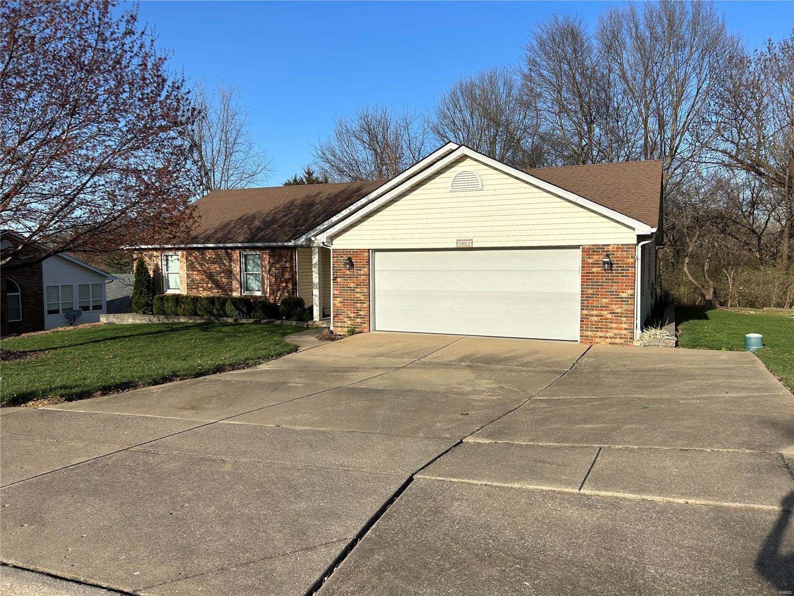 Meticulously  cared for 1 owner home in Hanover Hills. Open Floor Plan. Entering the residence a spacious great room with fireplace greats you. Spacious kitchen and dining area off the great room. Kitchen offers ample counter and cabinet space. Spectacular covered composite deck off breakfast room backing to woods. 3 spacious bedrooms on the main floor. Large main floor laundry and mud room with 1/2 bath. Walkout Lower level offers wonderful space. You will find a large rec room/family, workshop, and 3rd full bath. Garage is oversize and offers a 3 car driveway. The HVAC is newer and this home is just minutes from I-70, St Charles West High School, and so much more. Additional Rooms: Mud Room