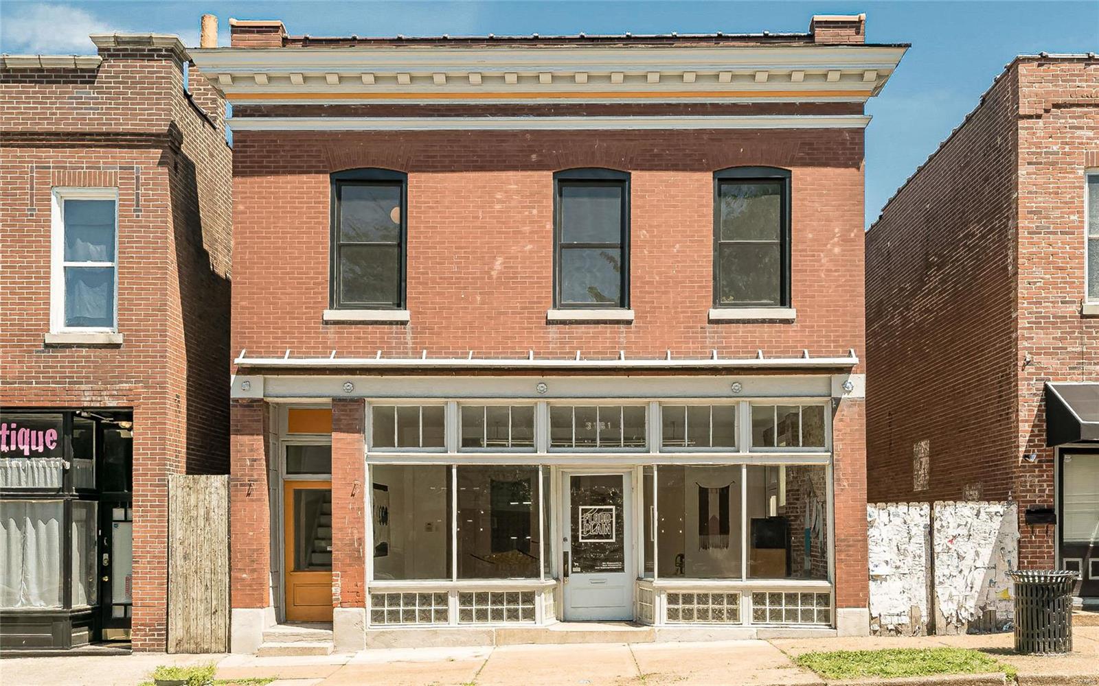 Welcome to the buzzing Benton Park West neighborhood and this beautiful historic mixed use property on Cherokee street. The apartment is a bright sprawling two bedroom with multiple bonus rooms, stylish updates to the kitchen and bathroom, and plenty of storage. The first floor is has its own private side patio, and is also built out for potential residential or live/work uses with its own kitchen and full bathroom. There is a parking pad in the rear of the large fully-fenced yard, a full basement for storage, and modernized systems. Close to public transit and the restaurants and entertainment of Cherokee, this is a must see for anyone looking to live where they work and play or for investors in this growing area. Location: City, High Traffic