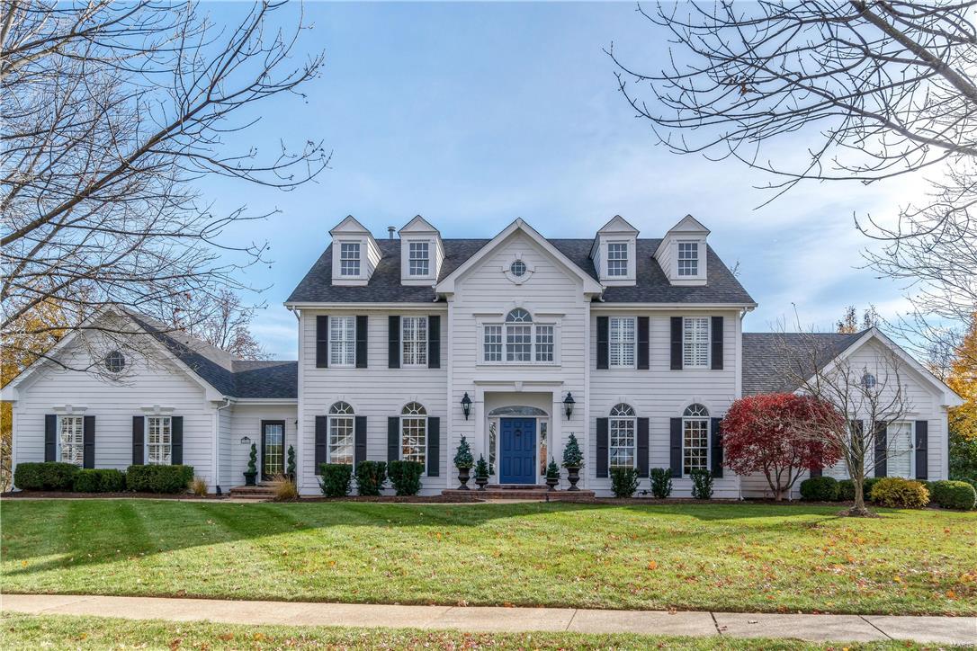 Picture Perfect Colonial with designer panache! Custom amenities & updates throughout including gleaming wood floors, extensive millwork, palladian windows & plantation shutters. 2-Sty hardwood foyer highlighted by dramatic flared staircase leads to private study with built-in bookcases, sophisticated dining room & spectacular great room with brick fireplace, display shelves & atrium door that walks out to paver patio. Chef’s kitchen with custom 42” white cabinetry, quartz countertops, commercial grade appliances & center island adjoins light-filled breakfast room with convenient planning center & vaulted gathering room. Sumptuous master bedroom suite provides an appealing retreat with sitting area, His & Hers walk-in closets & luxury bath with Jacuzzi. Front & rear staircases access 4 additional bedrooms with generous room dimensions plus Jack n’ Jill & hall full baths. Professionally landscaped .57-acre lot includes patio with pergola—ideal for outdoor entertaining--& 3-car garage.