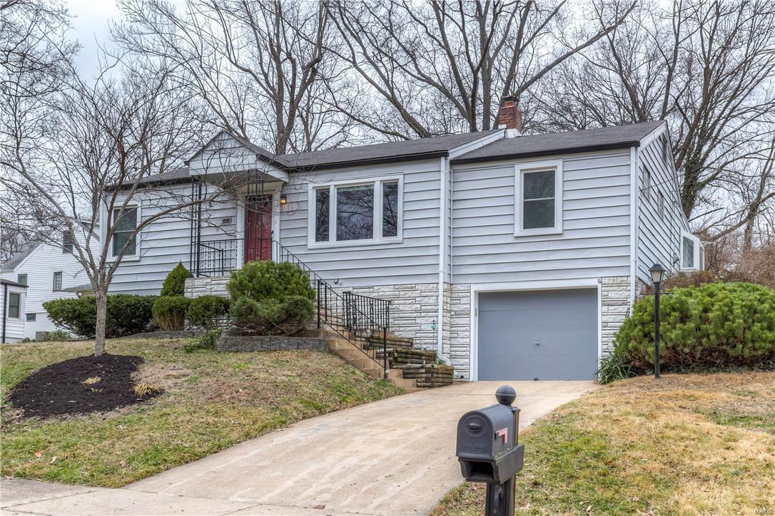 Located in the award-winning Lindbergh school district.  Enjoy the clean lines and open floor plan of this 3 bedrooms / 1.5 bath home with approx 1700 sq’ of living space. The living room and dining room are open, light-filled, boast gleaming hardwood, and updated lighting.   Remodeled, eat-in kitchen is spacious and opens to the Lorde and Burnham greenhouse that creates a feeling of calm retreat.   Partially finished LL offers a rec-room, half bath, laundry and access to the tuck under garage.  Garage area provides ample, additional storage.  Updated electric and A/C. The many updates this home offers allow easy living.  Easy access to Hwy 44 / Grant’s Trail / Shopping
