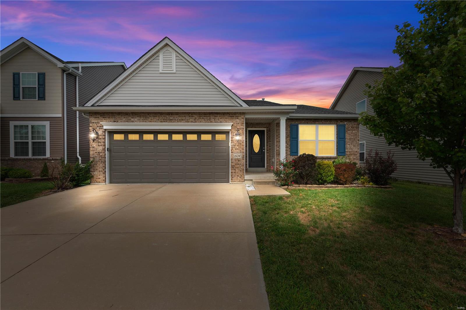 Welcome to 604 Wilmer Meadow Drive, a homeowner's dream in a subdivision where rentals are not allowed, ensuring a stable and well-cared-for community. This 6-year-old home offers over 1,800 square feet of elegantly designed living space. The inviting open floor plan effortlessly combines living, dining, and kitchen areas, making it perfect for entertaining and peaceful moments. The home features three spacious bedrooms and two full bathrooms, providing ample space for everyone. This blank canvas is just waiting for your personal touch. Step outside to appreciate the home's curb appeal and a securely fenced backyard—ideal for outdoor activities or solitude. Located in a highly convenient area, you can easily access major highways and shopping destinations. This is more than just a house; it's the backdrop for your new chapter.
