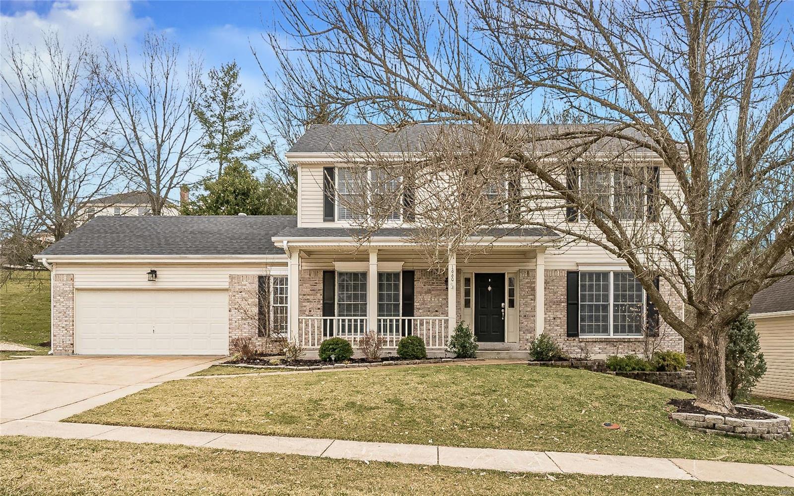 Beautifully Renovated 2 Story home in Desirable Timber Ridge Estates Subdivision and Rockwood School District. Gorgeous Kitchen includes *SS Appliances*Granite Countertops*Tile Backsplash*Tile Floors*42inch Cabinets*Breakfast Bar*Pantry*Brushed Nickel Hardware and New Faucet*Endless Updates that include *Wood Floors on Main Level Living and Upstairs*Gas Fireplace*Newer Architectural Roof*Newer Furnace*Vinyl Fenced Yard*Irrigation System*Covered Porch*Patio*Wider Driveway and Sidewalk*Exterior deck Lighting*CROWN MOLDING*Finished Lower Level features Wood Laminate flooring*Built Ins, Walk in Closet and Plenty of Storage*Updated MASTER Bath includes Granite top DOUBLE Vanity*Oil Rubbed Bronze Hardware and Glass Shower Doors*Separate Tub and Shower*Pocket Door*Tile Floors*Updated Hall Bath with GRANITE top DOUBLE Vanity*Glass Shower DOORS and Oil Rubbed Bronze Hardware and TILE Floors and Shower Surround.**SUBDIVISION has POOL**GREAT HOUSE READY for NEW OWNER!!
