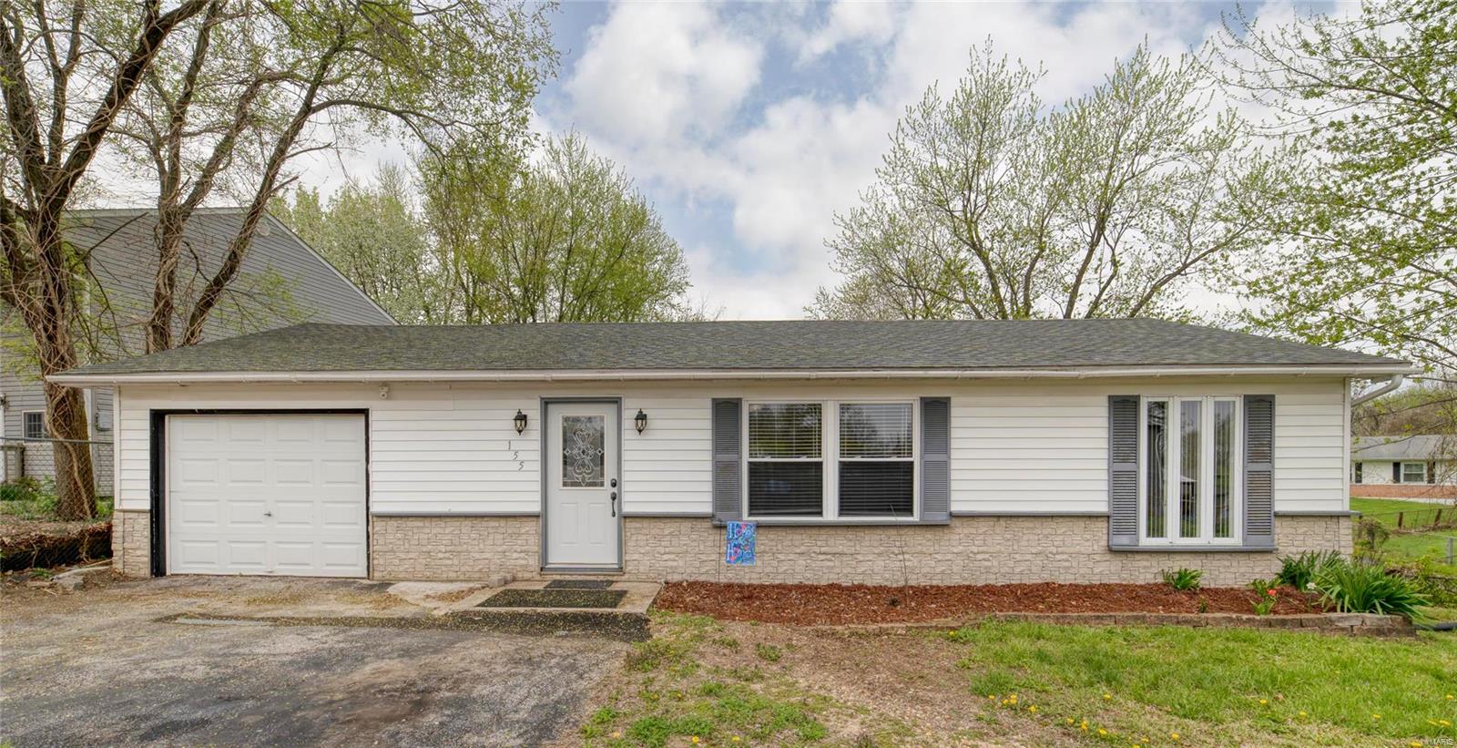 What a location!  Minutes from Hwys 364 and 70.  Fantastic updated 3 bedroom & 1 bath ranch with huge yard and newly remodeled basement. Large living/great room that opens to kitchen and dining area.  Main floor laundry right off kitchen with storage room and walk in pantry. Basement has Rec Room, office/work out room and has been newly remodeled with updated flooring and paint.  All of this in a quiet neighborhood minutes from highways in Francis Howell School District.