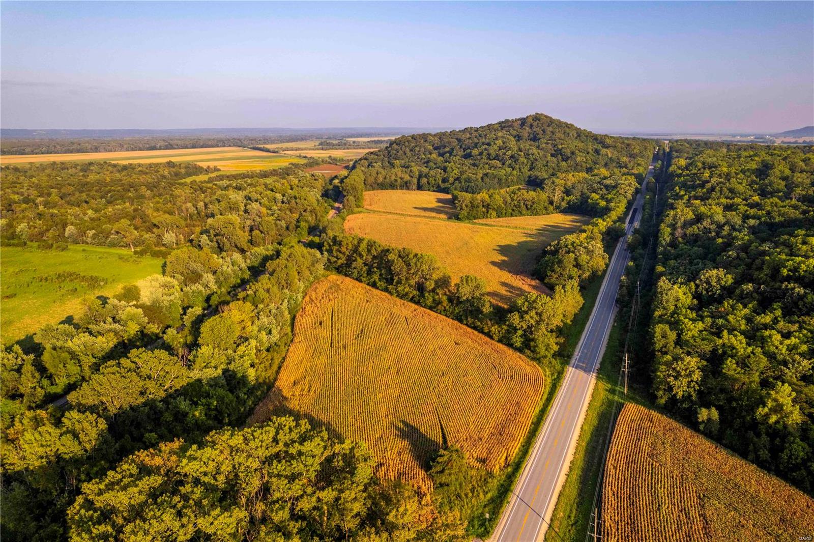 332 ac. property offers majestic views of the Pike County knobs & hills, making it a prestigious retreat. Nature enthusiasts & hunters will appreciate exceptional hunting opportunities, rich trail camera history of big bucks & thriving wild turkey population. 75± ac. dedicated to crops, ensuring recreation & productivity. Food plots strategically placed to attract game, & extensive trail system that makes this property turnkey & ready for hunting season. 5 Banks Hunting Blinds already in place will convey with sale. Convenient access w/ good road footage on two sides of the property. Prime hunting property in a coveted area, if you’re seeking a top-notch farm look no further, this property has it all! Located 1 hour from Wentzville. Part of the property is encumbered by a conservation easement while a portion of the land is unrestricted & developable. Don’t miss out on this unique opportunity to own a piece of Missouri’s natural beauty & hunting paradise.