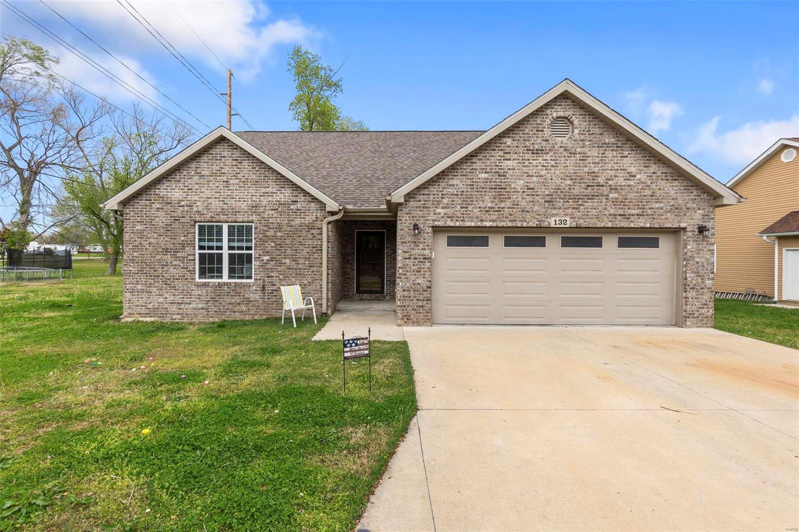 Welcome to your dream home at 132 E. South St, Benton, MO! This stunning property offers 4 BA 2.5 BA, plus bonus room, providing ample space for you and your family. Step inside and be greeted by the spacious floor plan, boasting a generous floor size of 2350 sqft. This home comes with numerous features that make it truly special. Enjoy gatherings with friends and family on the large covered back porch, perfect for outdoor entertaining. With a main level laundry, chores become a breeze, allowing you more time to relax and enjoy your new home. Another highlight of this property is its fantastic location. Situated within walking distance to the city park, you'll have endless opportunities for outdoor activities and recreation right at your doorstep. This home is also located in the Kelly School District. Don't miss out on the opportunity to make this beautiful house your forever home.