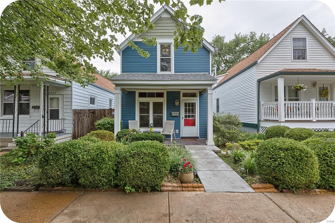Fire your designated driver as the proud owner of this sweet Tower Grove South home less than a block away from Amsterdam Tavern, City Park Grill, Three Monkeys & Tower Pub! Also a stone's throw from Local Harvest Market, London Tea Room, Hartford Coffee, Botanical Garden & TG Park with food truck Friday, community yoga & farmers market. Join the community garden just a few doors down! The curb appeal at this house is so sweet! Enjoy coffee on the front porch overlooking BEAUTIFUL landscaping & greet neighbors as they walk w/ their kids. Light-filled living room features beautiful hardwood floors & stained glass windows. Spacious dining room perfect for family get togethers. This kitchen is super trendy...tons of cabinets, huge island & that awesome fridge! Upstairs you'll find 2 spacious bedrooms w/ fresh carpet & loads of light. No worries in this updated home, so head out back to relax in your private patio oasis or adorable studio. Possibilities are endless! Additional Rooms: Sun Room