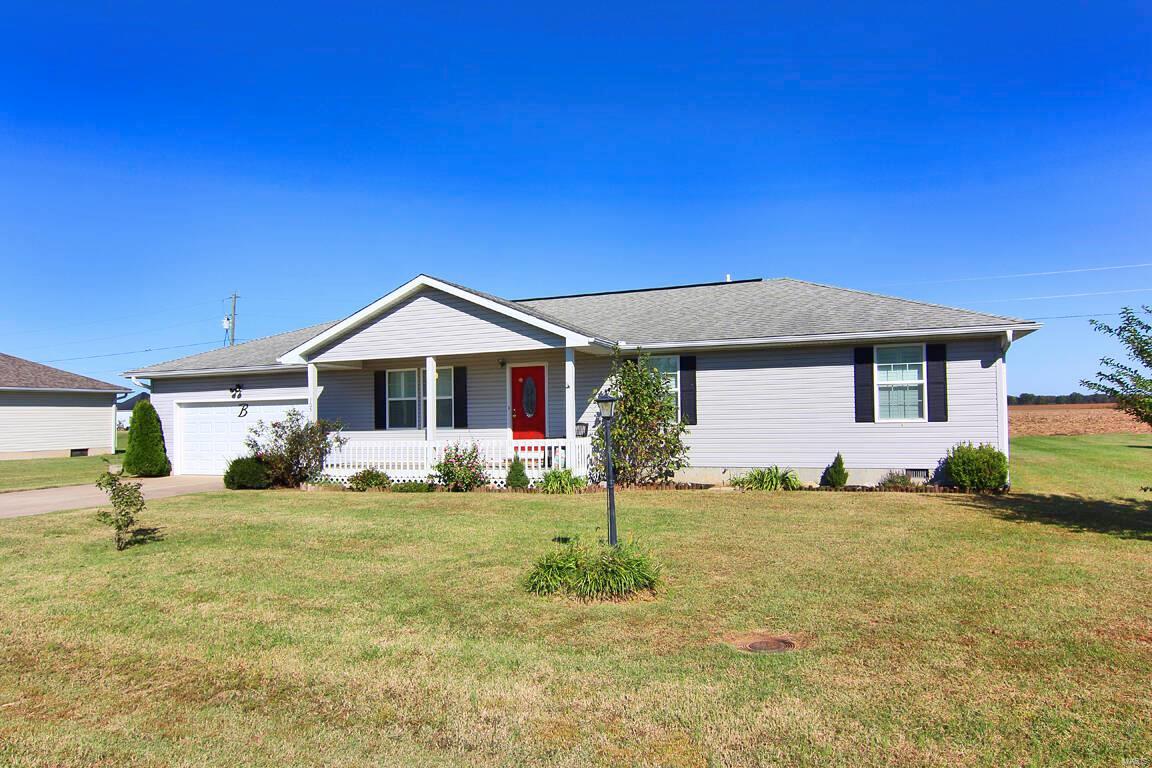 Custom built Ranch Home with 3 bedrooms, 2.5 baths, open concept living room/dining/kitchen, gas fireplace, all appliances including trash compactor, and washer/dryer. Plantation shutters throughout the home. Covered back deck and an above ground pool with decking around the pool. Attached 2 car garage. Level lot with field in the back of property. Many extra features with this custom home.