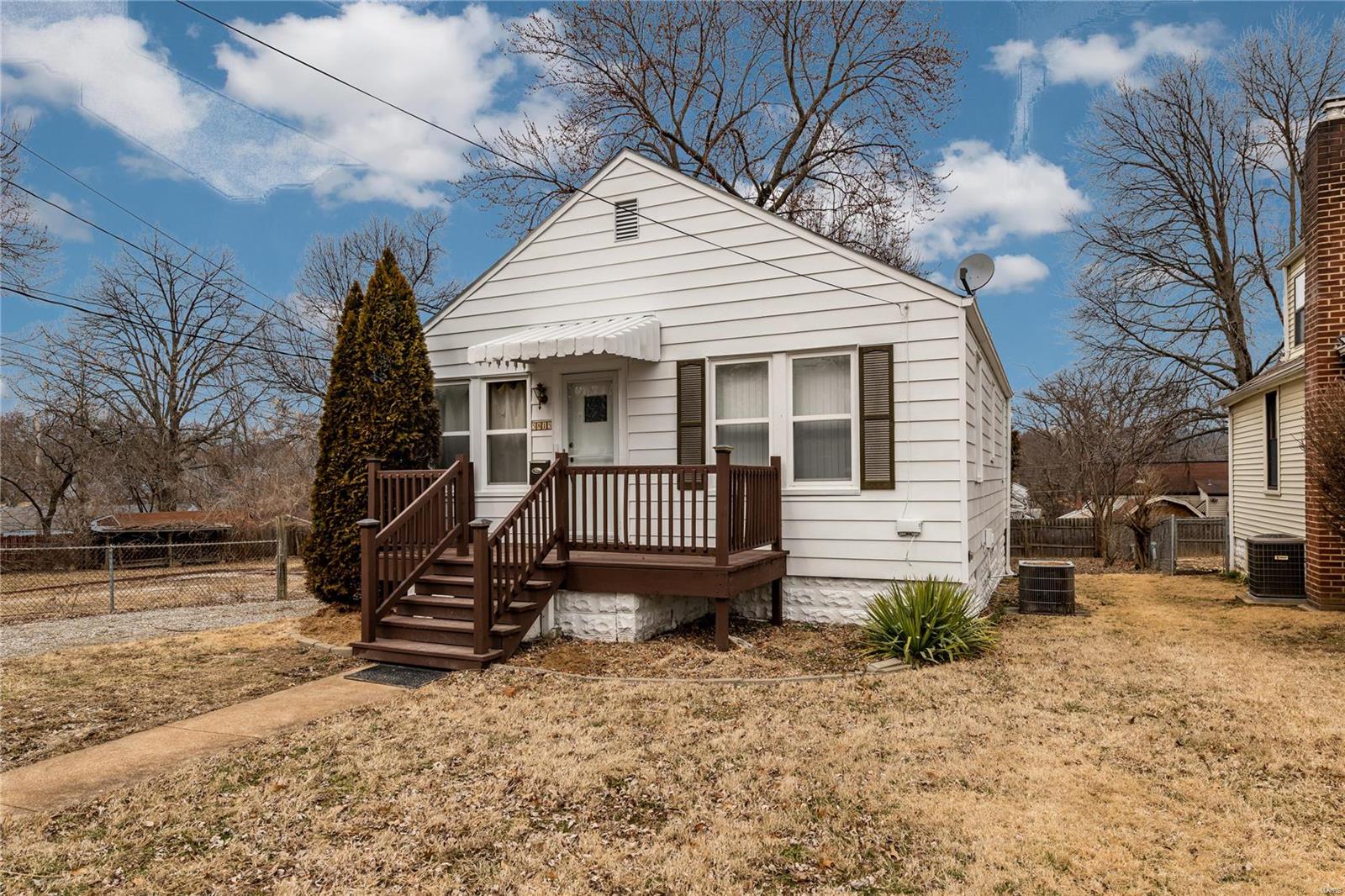 Super cute & clean move in ready ranch in convenient location. Light, bright and open floor plan. Main floor features freshly painted living room with ceiling fan and new carpeting (March 2019). The kitchen is eat in with oak cabinets, ample counter space, vinyl flooring and ceiling fan. Both bedrooms are freshly painted with new carpeting (March 2019). A nice deck overlooks the level partially fenced yard. Washer, dryer and refrigerator are included. Updates include the electrical panel and new carpeting (March 2019). Make this beautiful home your home today.