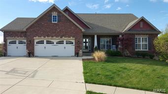 STUNNING custom built 4 Bdrm 3bth walkout ranch on premium, .65 acre, culdesac lot!  Craftsman style home has 3115 sq ft & 4600 sq ft total living space - great brick/stone front w/covered porch & carraige style oversize 3 car garage. Largest lot in Ohmes Farm. Backyard features built in berms, stone, & over 50 trees on level lot w/huge patio. One of the most unique open floor plans!   Floors are 5 inch handscraped/distressed hickory wood!  12 ft ceilings in family room, hearth room, breakfast room, & gourmet kitchen, 9 ft in rooms.  Hearth room ha SEE-THRU FIREPLACE to the outside, & woodburning in family room. Kitchen boasts of GRANITE, Upgraded STAINLESS, 42" UPGRADED JAVA GLAZE CABINETS, convection oven/microwave, & undermount sink. Master w/coffered ceilings & huge bay window. Separate tub/shower/toilet & a walk in closet.  Mother-in-laws quarters in finished basement.  2nd full kitchen w/GRANITE BAR. Basement has another 1600 sq ft. of finished living space. Lease for $2500/month