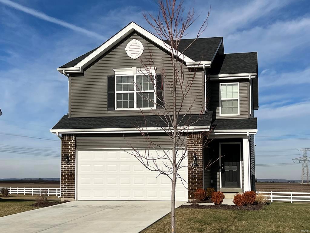 This brand new two story 3BR, 2.5BA Arlington by McBride Homes will be move in ready by late spring! This beautiful home features an open floor plan with spacious family room, adjacent dining area, and kitchen! Large bay window in living room. Kitchen features level 4 painted white 42 inch cabinetry and stainless steel GE appliances. Wood laminate flooring throughout main level and powder room. Upstairs features 3 bedrooms, each with a walk in closet. Master bath features adult height vanity and 5ft walk in shower. Second floor laundry room. Commons at Charlestowne Landing is located next door to New Town, features common ground, beautiful lakes, and is included in the Orchard Farm School District. Enjoy peace of mind with McBride Homes' 10 year builders warranty and incredible customer service! Similar Home Photos Shown.