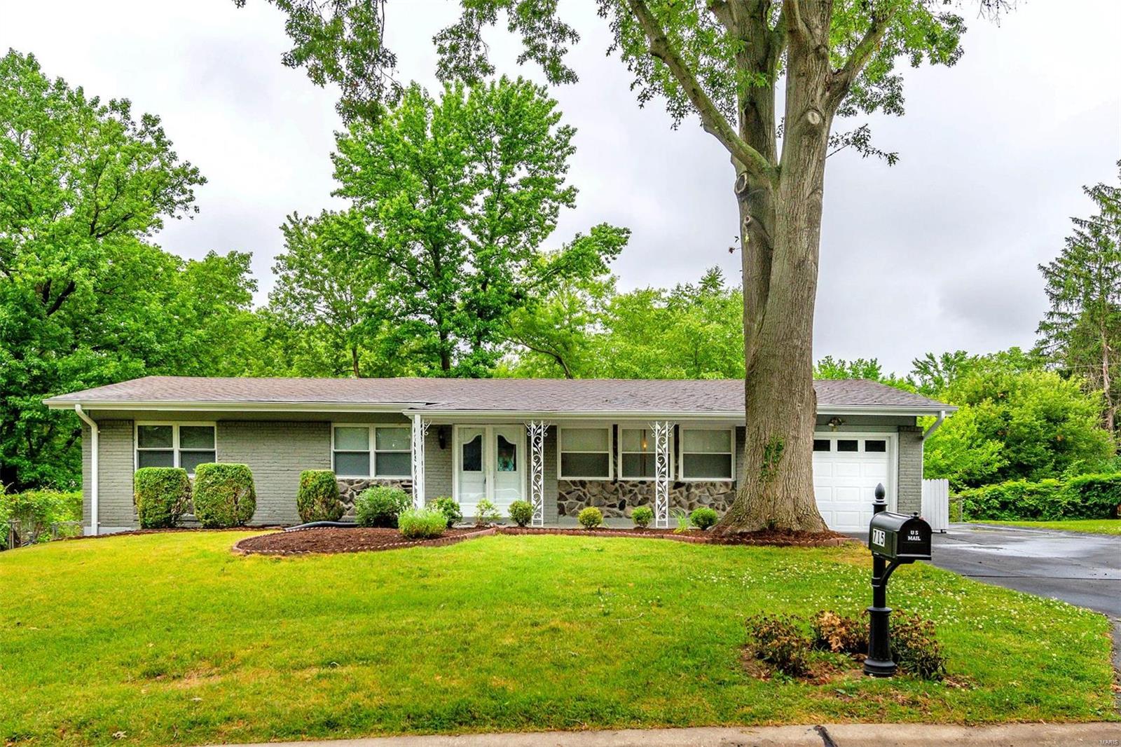 ++ Back on market. No Fault of Seller. ++ A stunningly updated, 4 bed, 3 full bath home in Creve Coeur, looking for a new family to call it home! ALMOST EVERYTHING IS NEW! Open concept & over 2,500 sf of living space including the finished basement with recreation room and tons of storage. Chef inspired gourmet kitchen features custom cabinetry with soft close cabinets and drawers, quartz countertops, stainless steel appliances, huge center island & custom backsplash. Main floor master suite with updated full bathroom, along with 3 other bedrooms & gorgeous updated bathrooms. Hardwood & woodgrain laminate flooring throughout the home. NEW roof, NEW HVAC, fresh paint! 1 car attached garage, updated thermal efficient tilt-in windows, overhead lighting in every room, separate dining room, & large, fully fenced in backyard with a patio & deck, great for entertaining! Located on a quiet street & conveniently close to highways, shopping and restaurants. Parkway North School District schools.