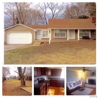 Very nice 2+ bedroom home, many updates, beautiful kitchen and bathroom, newer roof, newer ac and heating. beautiful park like backyard which extends to the street in the rear. Can possibly subdivide or possible commercial, I cannot verify that, so you would have to check with St Louis County. Owner is selling as residential.  Great location, convenient to shopping, hospital, Highways and much much more! Don't miss out this is a rare opportunity!