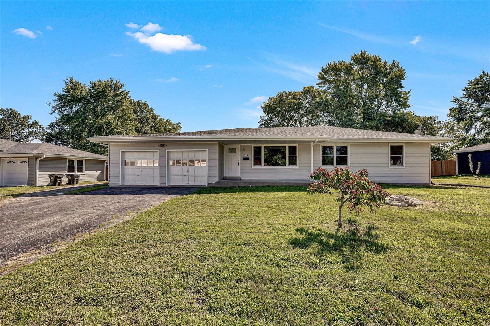 Take a look at this updated 3 Bedroom 2 Full Bath Ranch home situated on an almost 1/2 acre lot located in the heart of O'Fallon! This house has been completely updated and is ready for new owners. The main level features a huge family room with picture window and beautiful hardwood flooring. The eat-in Kitchen has espresso cabinets, granite countertops and stainless-steel appliances. Off the kitchen you will find a bonus room that can be used as a mud room, office or additional living room with sliding glass doors to the backyard and patio. 3 nice sized bedrooms all with hardwood floors, and an updated bathroom with new fixtures and flooring complete the main level. The newly finished lower level has a great recreational area, full bathroom w/ walk-in shower, laundry and storage. Located in blue ribbon Ft Zumwalt school district just north of I-70 and short distance from Hwy K. This home is move in ready and won't last long, come see it for yourself!