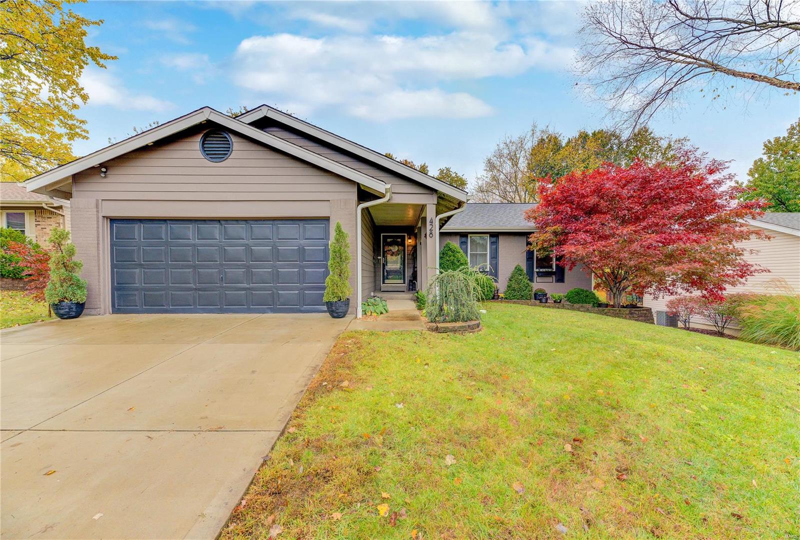 This awesome Ballwin ranch in the Rockwood school district is ready for the next owner. The current owners have paid attention to every detail. The kitchen has been updated with quartz counters, white cabinets, tile backsplash and SS appliances. The wood-look vinyl flooring on the main and lower levels is newer. The baths have been nicely updated. The gas fireplace in the great room will make those cold nights more comfortable. The finished lower level includes a rec room, playroom, updated half bath and laundry room. The basement walk out leads to the private and fenced back yard complete with custom patio, water feature and firepit. The roof and driveway are newer. The hot water heater is new in 2019. This home will be great for families or down sizers. The exterior and interior have been recently painted.
The sellers are offering a 12 month AHS home warranty for buyers peace of mind. Make your showing appointment today. This home must be seen to be appreciated!