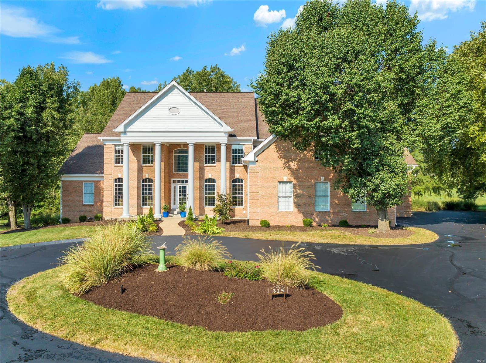 Remarkable DeShetler built 6 bed, 6 full/2 half bath estate greets you with pristine curb appeal, beautifully tucked on a .89 acre culdesac lot. Circle drive welcomes you in - foyer with soaring ceilings, flanked by formal dining and study. Rich hardwoods lead you into the light filled 2 story great room with fireplace and window wall with stunning views. Pass through the chef’s kitchen featuring custom cabinets, granite counters, center island, SS appls. and flows to adjoining breakfast room and spacious hearth room with custom built-ins. Inviting main floor primary suite: fireplace, upgraded luxury ensuite bath, WI closets. Upstairs find 3 generous guest beds, each with private baths, as well as a second suite: bed, bath and bonus room with separate entry. Walk out lower level is an entertainer’s dream: full bar, family room, rec area, and media room. 4 car oversized garage. Fabulous, level yard with stunning sight lines of Tavern Creek hole #7, this home defines upscale living.