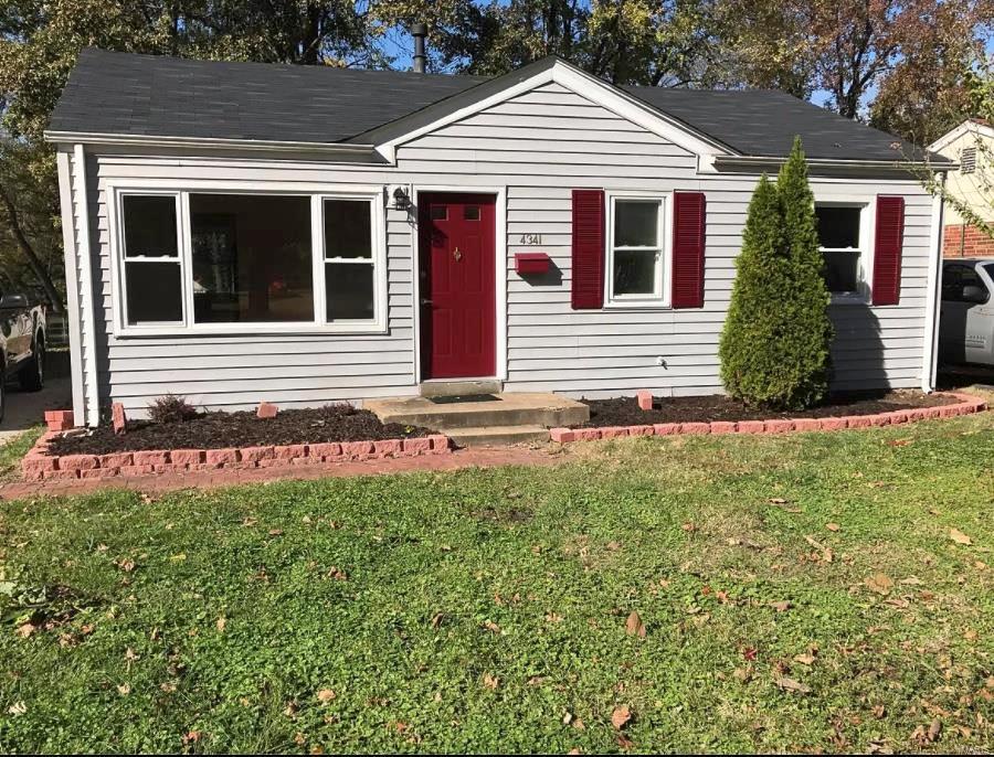 Top Rated Pattonville School District. This 2 bedroom 1 bathroom ranch home features a bright and inviting open floorplan. The updated kitchen with newer appliances and counter tops which open to the living area featuring hardwood floors. A dining area, updated full bathroom and two bedrooms complete the main floor. This home also features a brand new furnace (May 2021), newer windows throughout, newer hot water heater, large deck, low maintenance vinyl siding, level lot with fenced in yard, utility shed and ample off street parking. The back yard overlooks St Ann Park which offers many amenities: tennis courts, basketball court, baseball, play grounds, walking trails, BBQ grills and pavilions.