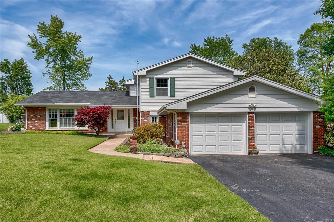 Situated in the highly sought after and acclaimed Lindbergh School District this spacious tri-level has everything you have been searching for in your next home. Generous sized living spaces make this the perfect home for a growing family! The main floor features a bright sunken living room, sizable dining room and eat in kitchen. The open kitchen has a multitude of custom cabinets and floor to ceiling pantry cabinet offers the ideal solution for an organized space. Upstairs you will find the master suite featuring a full bath and walk in closet, two additional bedrooms and full bath. Back on the lower level you can relax in the expansive family room that features a wet bar, gas fireplace, and half bath. Cool off this summer in the freshly painted in-ground swimming pool or host a BBQ, the patio offers plenty of space for everyone!