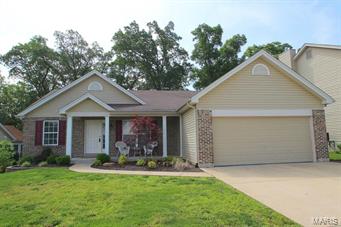 Welome Home! This (approx.) 1800 sq.ft. split bedroom ranch style home meets just about everyone’s needs and wishes! The main floor is mostly vaulted; there’s a formal dining room, a breakfast room and a kitchen opened to the great room; the master suite has a wing of its own away from the spare bedrooms. The kitchen has a bay with a slider and tall kitchen cabinets. The main floor laundry is convenient, as are the dual master bath sinks, the large master walk-in closet and the breakfast bar in the kitchen. Enjoy the new carpet, newer stainless steel appliances, a maintenance free deck with a tree-lined view. The finished lower level add so much more finished space with a family room, rec area, a full bath, and an exercise room – still plenty of storage to be had. A white, vinyl fence and an in-ground sprinkler system are a couple more amenities you will appreciate. A home warranty is being offered by the seller.