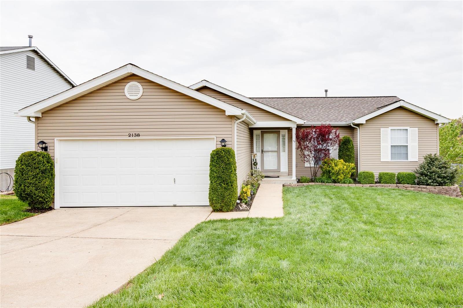 Welcome home to this beautiful 3 bedroom, 2 bathroom ranch in Arnold. This house screams pride of ownership. You will love it from the moment you set your eyes on the gorgeous landscaping and newer siding and roof. The interior features an open floor plan with vaulted ceilings. The master suite comes fully loaded with a vaulted ceiling, walk-in closet, and a huge two person jacuzzi tub in the master bathroom. The laundry is located on the main level and the basement has rough-in plumbing just waiting to be finished. The home has a great location just minutes from food, shopping, and the highway.