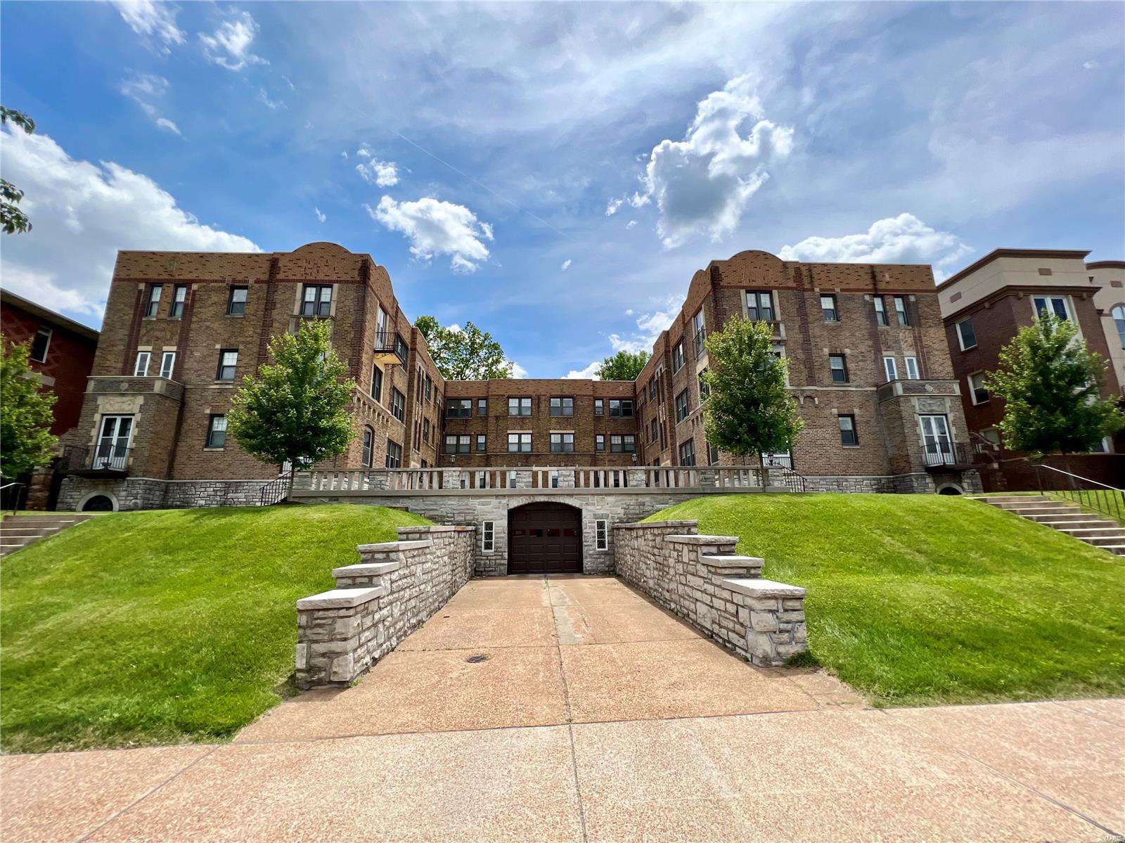 Generational Asset in a Prime Location with Major Improvements including New Courtyard & Rebuilt Roof Parabit. Twenty-Four Units (Eighteen 1 Bedroom-1 Bathroom and Six 2 Bedroom-1 Bathroom Apartments) that include Central Air & Heat, Dishwasher, Refrigerator, Garbage Disposal, Hardwood Floors, Storage Units in basement. 12 Garage Parking Spaces underneath courtyard. Steps from Downtown Clayton, Washington University in St. Louis, Forest Park & MetroLink. Value Add Potential: Add Washer & Dryer In-Unit, Modernize Kitchen & Bathroom.