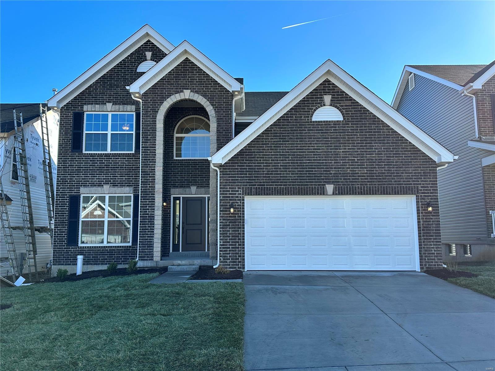 New Constructed Crestwood home in desirable Lindbergh School District.  4 Bedrooms and 2.5 baths. Open floor concept. Beautiful kitchen with center island and breakfast bar, 42” tall cabinets, quartz countertops, and stainless steel appliances. Formal living and dining rooms, 9" ceilings on the main level, wood laminate flooring. Main level laundry room. Modern lighting fixtures and recessed lights throughout the home. Open spindled staircase to the second floor. Master suite with walk-in closet. Double bowl vanity. Upstairs also features three additional bedrooms, each with a walk-in closet. 10-year builders warranty.