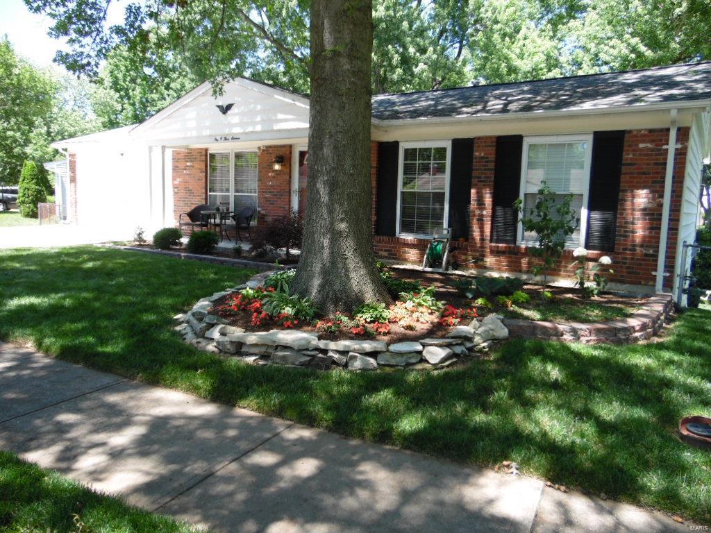 Amazing main floor laundry Ranch, 3 BR, 2.5 BA home in Lindbergh school district. This house will be going to the brand new elementary next year, Dressel. Wood floors in Fam Rm, hall and all BR's. Kitchen has been updated with newer wood cabinets, brand new matching Samsung, stainless appliances and new faucet. Bathrooms have been updated on the main floor. The 2 car attached garage walks straight into the laundry room with wet sink, cabinets and clothing hanging area. Basement is studded out and has a functional toilet but vanity isn't hooked up. Basement walks out to covered patio and sitting area. Check out the landscaping. Trugreen lawn services the yard, also notice the architectural block walls and plants. Completely fenced back yard make this home turn key! You will love the reconfigured open floor plan with the Fam. Rm open to the Breakfast Rm with a large walk in pantry! Ton's of can lighting! Response time for all contracts will be reviewed on Monday June 12th at 6 p.m.