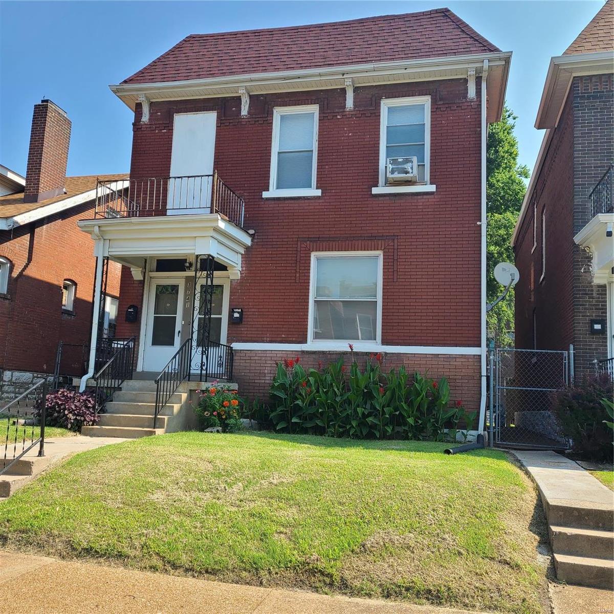 Take advantage of adding to your multifamily portfolio two duplexes that are next to each other. 3737 and 3741 Palm.  An amazing investment opportunity. Both are well maintained inside and out.  Both have brick exteriors, full basements covered porch and fencing.  They are updated and in good repair. Units are one bedroom, living room and kitchen.  Possible second bedroom on second floor.  Seller is to do no repairs, warranties or inspections.  Showing with accepted contract and proof of funds. Use special contract.  Do not disturb tenants. All units are occupied.  Rents are $450 and $500 with Section 8.
