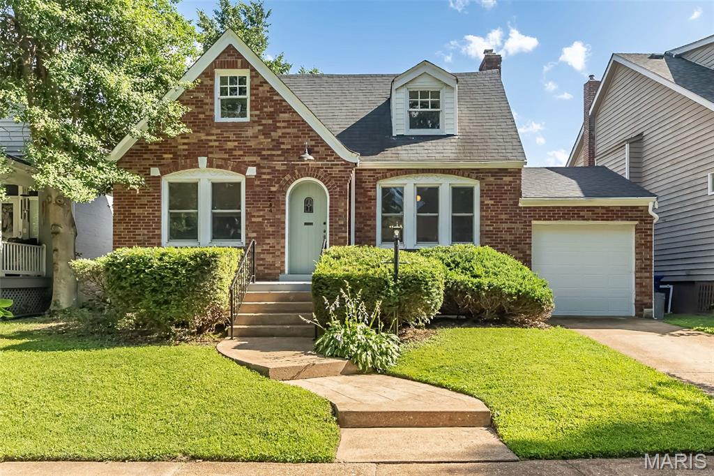 Back on market..no fault of seller!  Good chance for you buyers that missed out the first tiime it was Active a few weeks ago. Rare opportunity to have a ranch style house in this desirable part of U City.  You will be thrilled walking into this house with beautiful hardwood floors everythwere you look.  Generous sized living room flows into the dining area.  The updated kitchen shines with character. The breakfast room overlooks the backyard. Two bedrooms and full bathroom complete this floor.  Upstairs you find a recently finished space that has tons of living area. Make it a master or second living room..whatever. Basement is DRY!  Basement has tall ceilings so could be finished.  It is a walk out as well.  Out back you will be pleased how large the lot is and is completely enclosed with newer fencing.  Has a cute patio area off to the side.  Updates on this house are.. newer A/C, hardwood floors, renovated kitchen, fresh paint, outside fencing, garage door and complete rehab of the second floor. Enjoy the convenience of being just minutes from downtown Clayton and The Loop.  And also just minutes from Costco and all the new businesses at Olive and 170.  House has already passed U City occupancy so move right in. Showings begin this Friday June 12 at 1 pm!