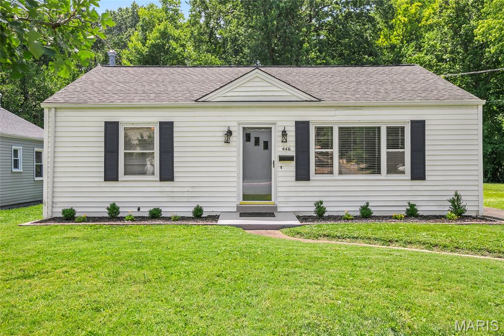 Charming two-bedroom bungalow nestled on a generous, level lot in one of Webster Groves' most walkable and sought-after neighborhoods. This well-maintained home delivers the vintage character buyers come to Webster Groves for — warm, welcoming, and full of the architectural detail that newer construction simply can't replicate.

Location is where this property truly shines. Just half a block from Larson Park and within easy walking distance of restaurants, shopping, and entertainment, this is one of the most convenient addresses in the zip code. Webster Groves is a community that knows how to come alive — from the beloved annual Jazz and Blues and arts festivals to the excellent community center offering swimming, ice skating, and fitness facilities year-round.

Cottage charm, updated essentials, unbeatable location, and a lot this size does not come available often in Webster Groves.
